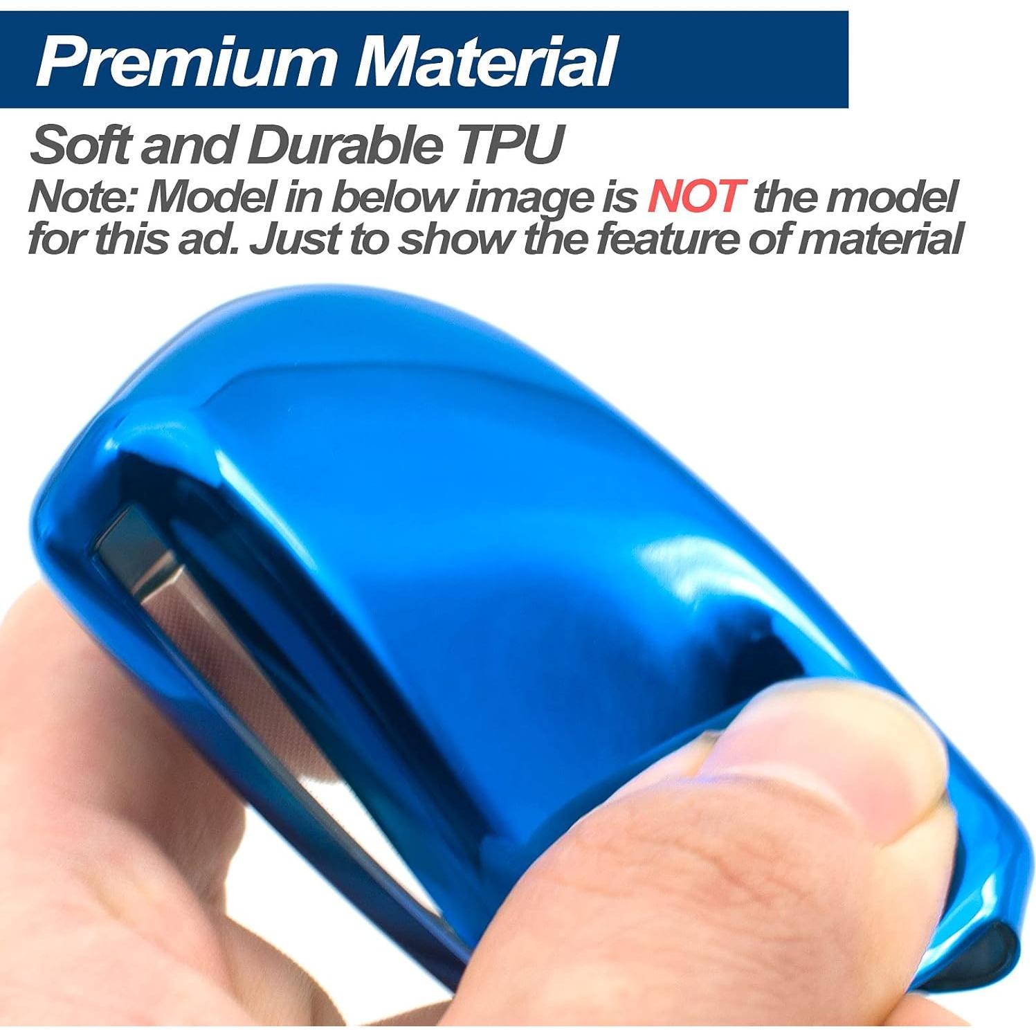 Funda de Llave TPU Azul para Toyota RAV4 Camry Corolla