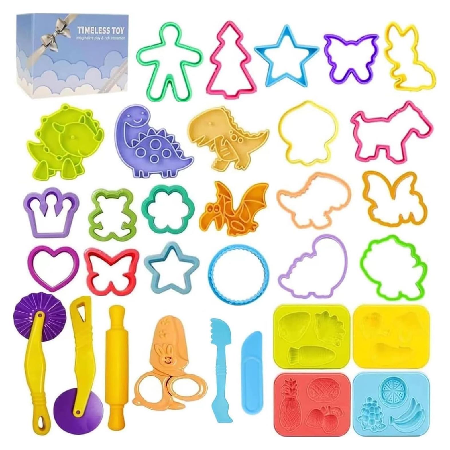 Set de Herramientas de Masa Jaeespon para Niños 3+