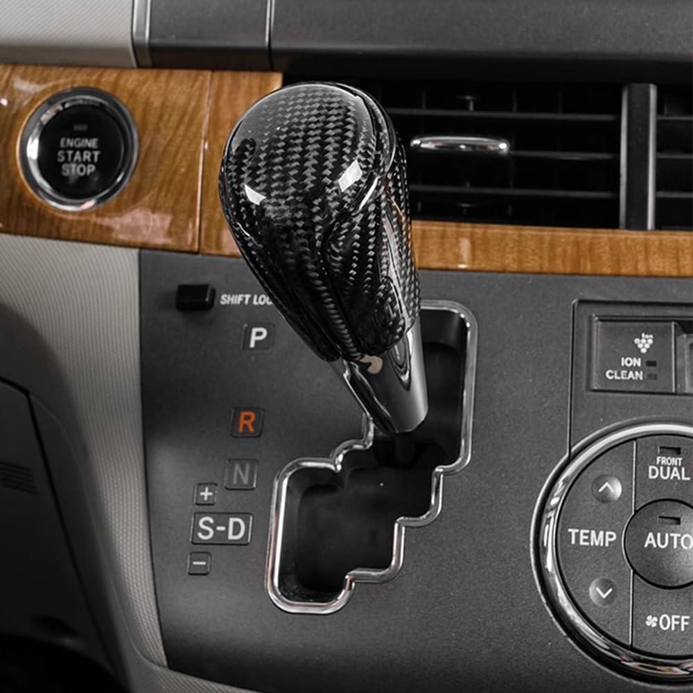 Cubierta Pomo Cambio Marcha Fibra Carbono Nuoozy para Toyota