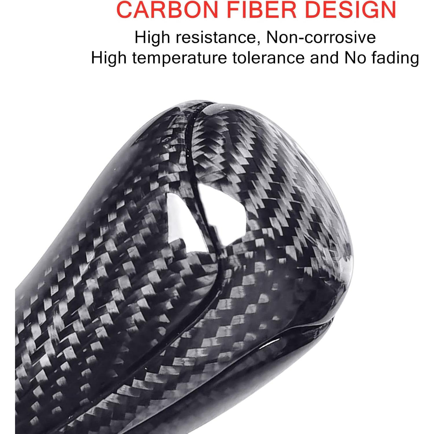 Cubierta Pomo Cambio Marcha Fibra Carbono Nuoozy para Toyota