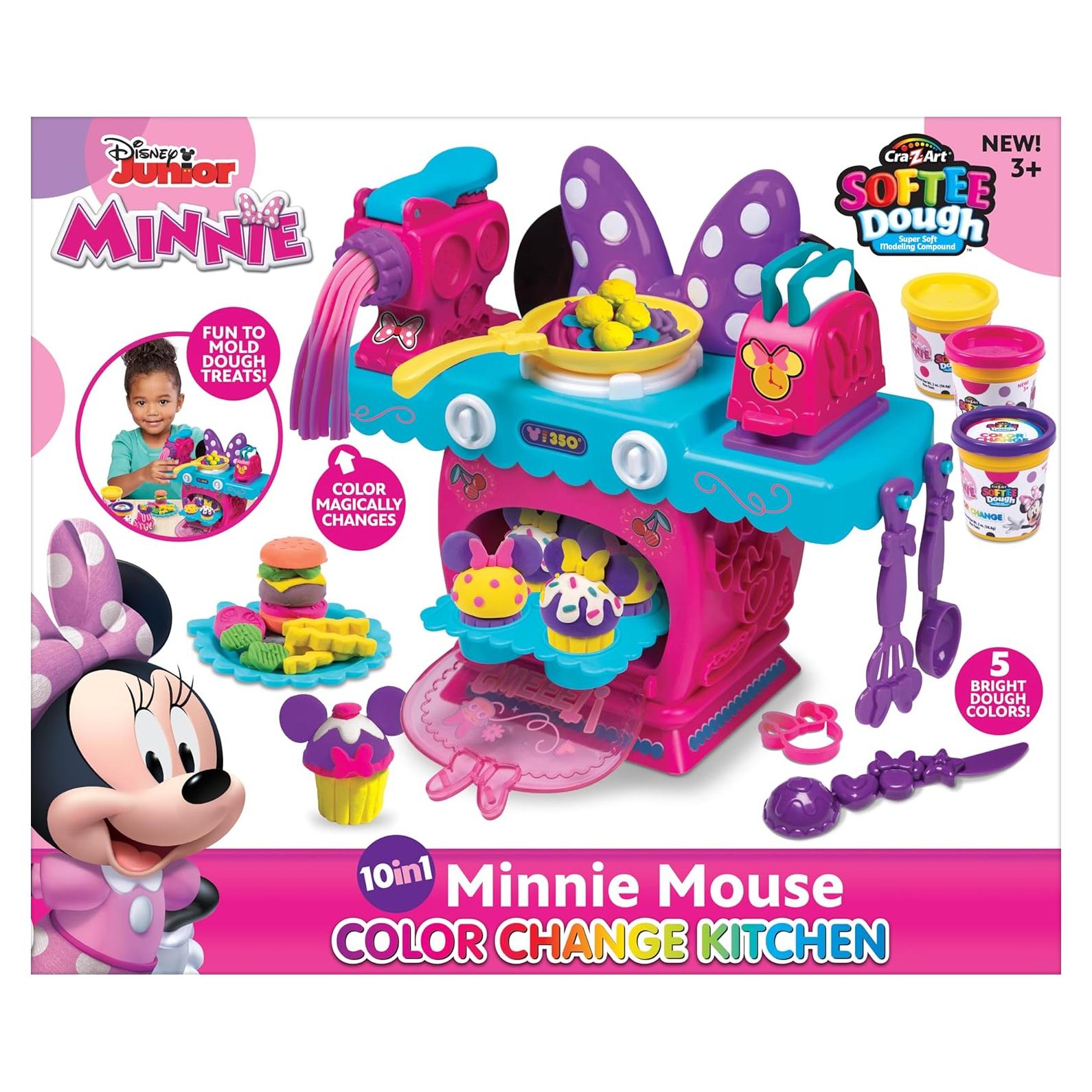 Juego de Cocina Softee Dough Minnie Mouse 10 en 1 para Niños