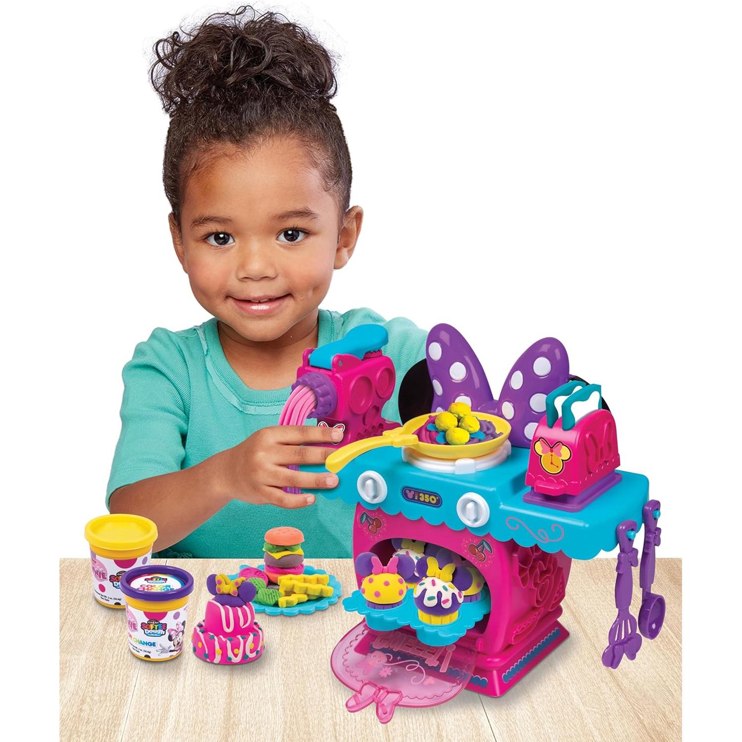Juego de Cocina Softee Dough Minnie Mouse 10 en 1 para Niños
