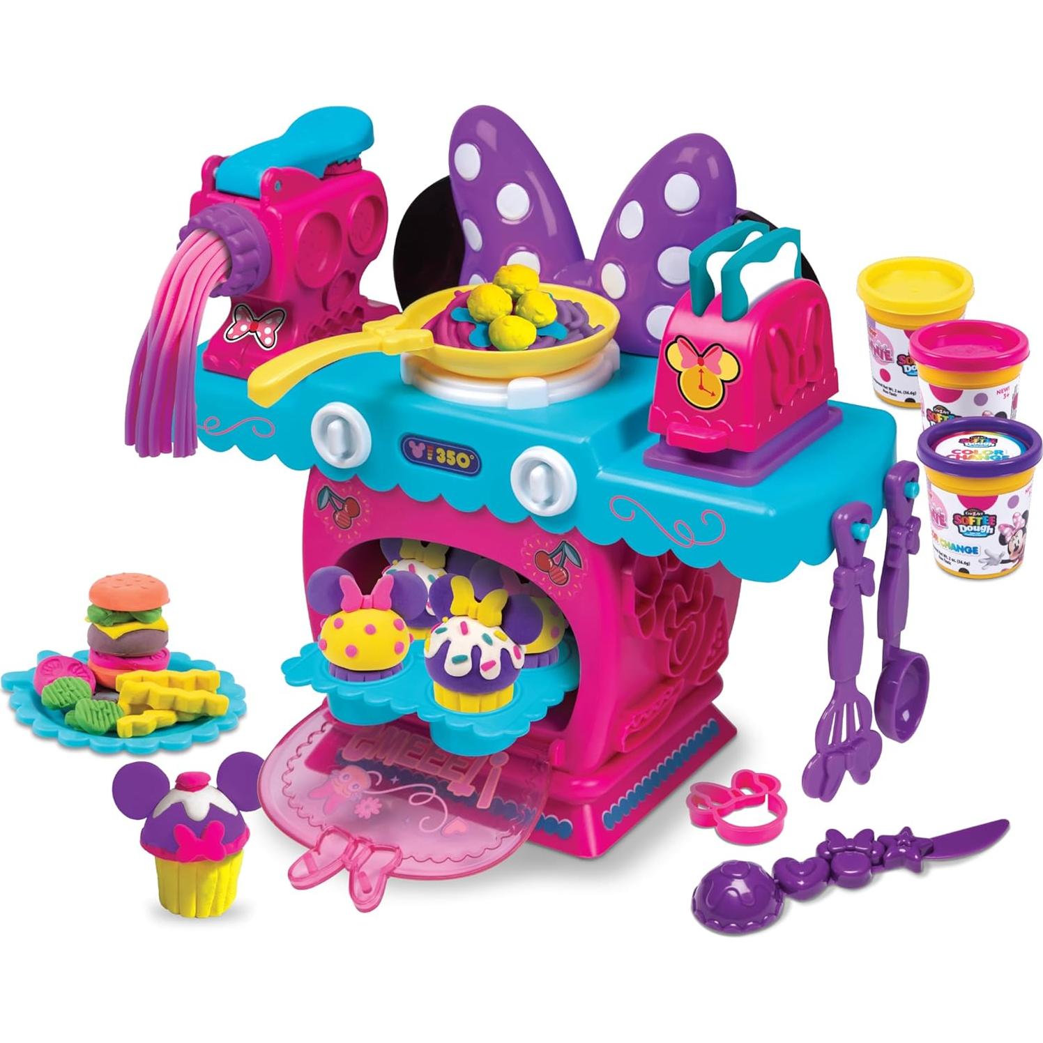 Juego de Cocina Softee Dough Minnie Mouse 10 en 1 para Niños