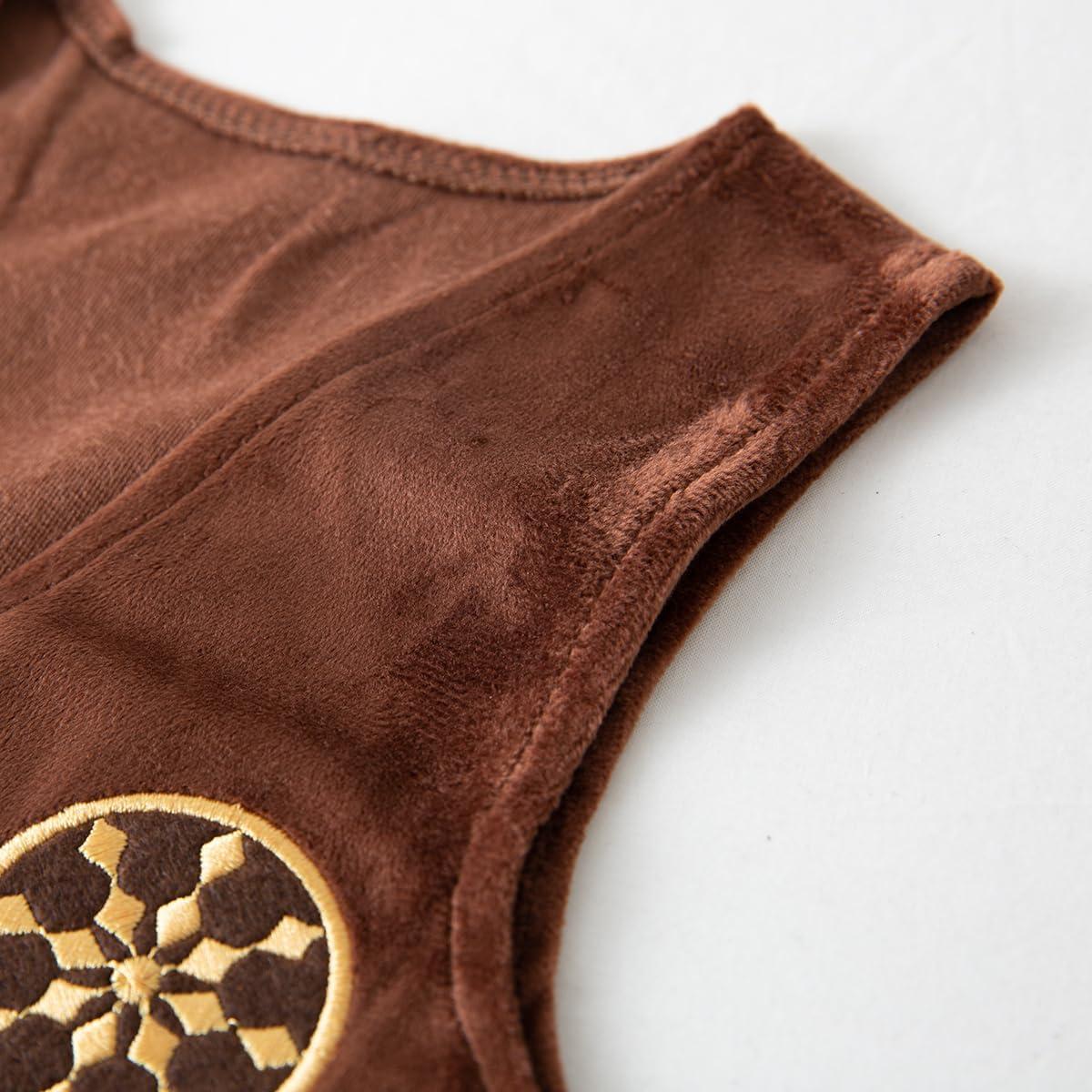 Disfraz de Vaquero Infantil LXKIKMM - Chaleco y Pañuelo