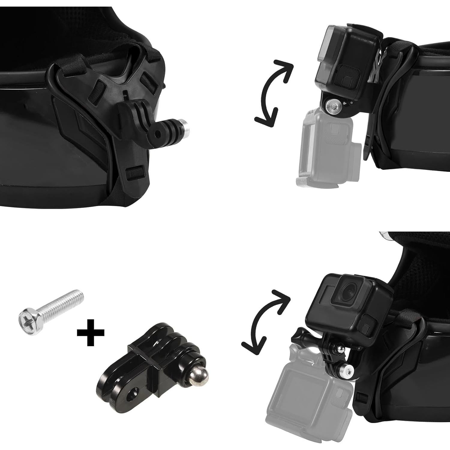 Soporte de Correa de Barbilla para Casco Lupholue - GoPro y Más