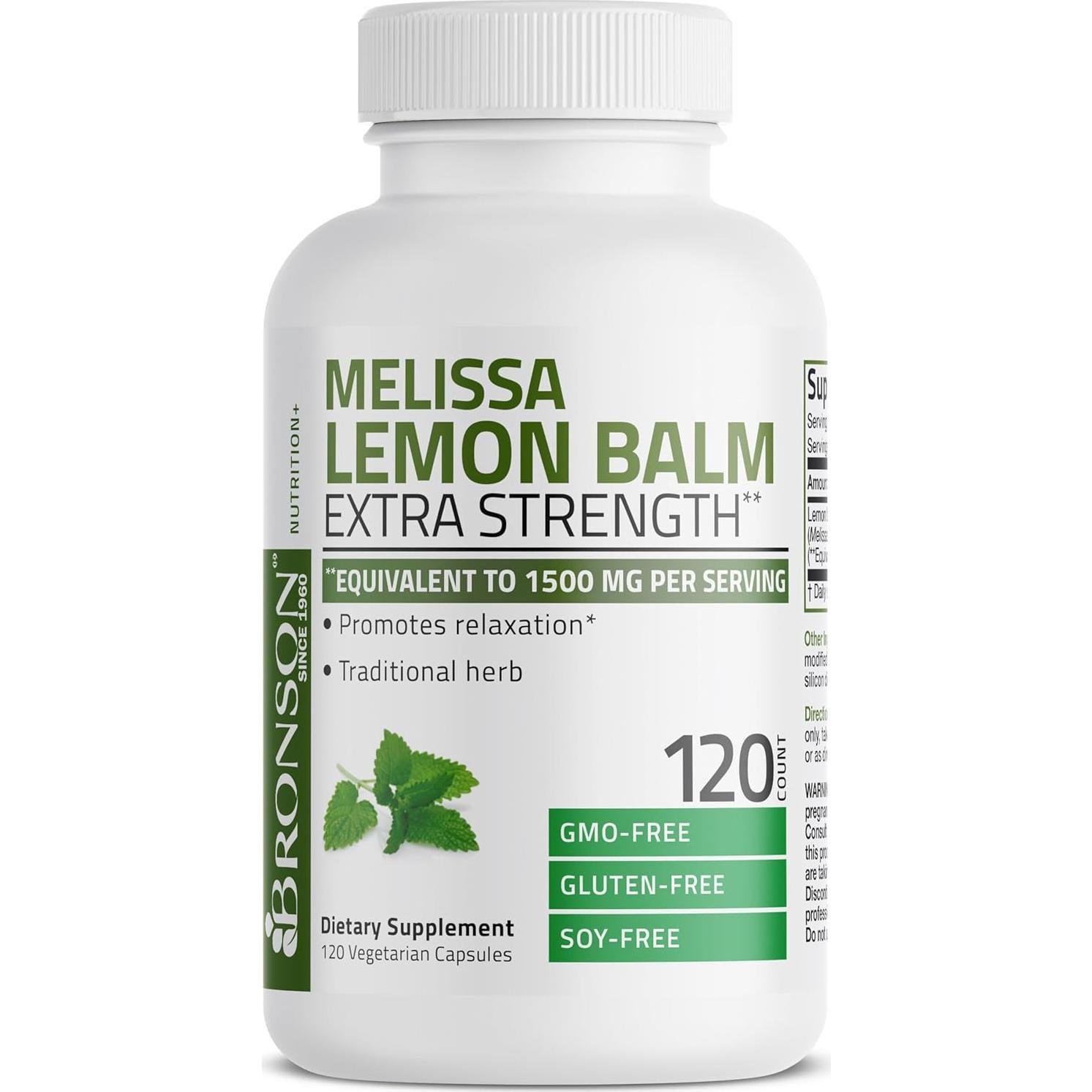 Suplemento Bronson Bálamo de Limón Extra Fuerte 120 Cápsulas