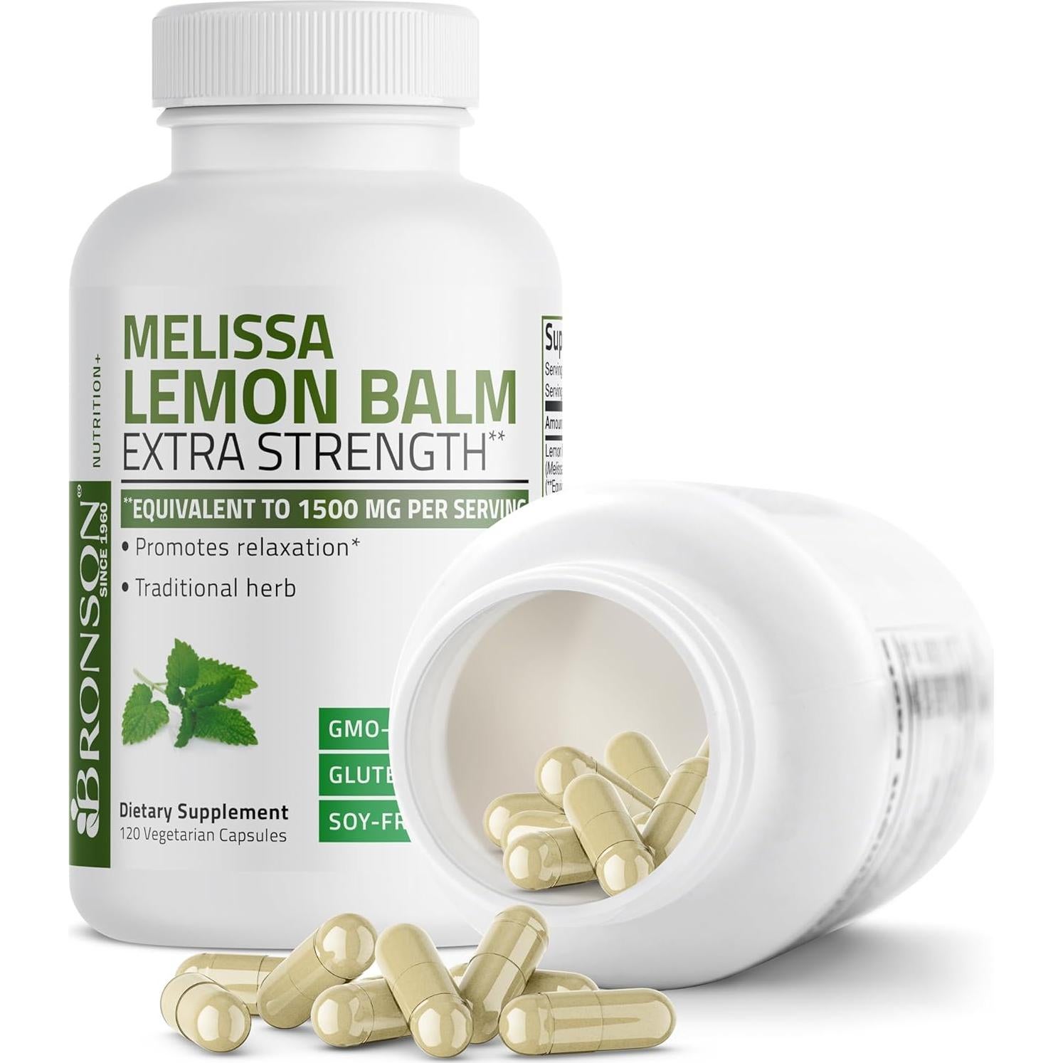 Suplemento Bronson Bálamo de Limón Extra Fuerte 120 Cápsulas