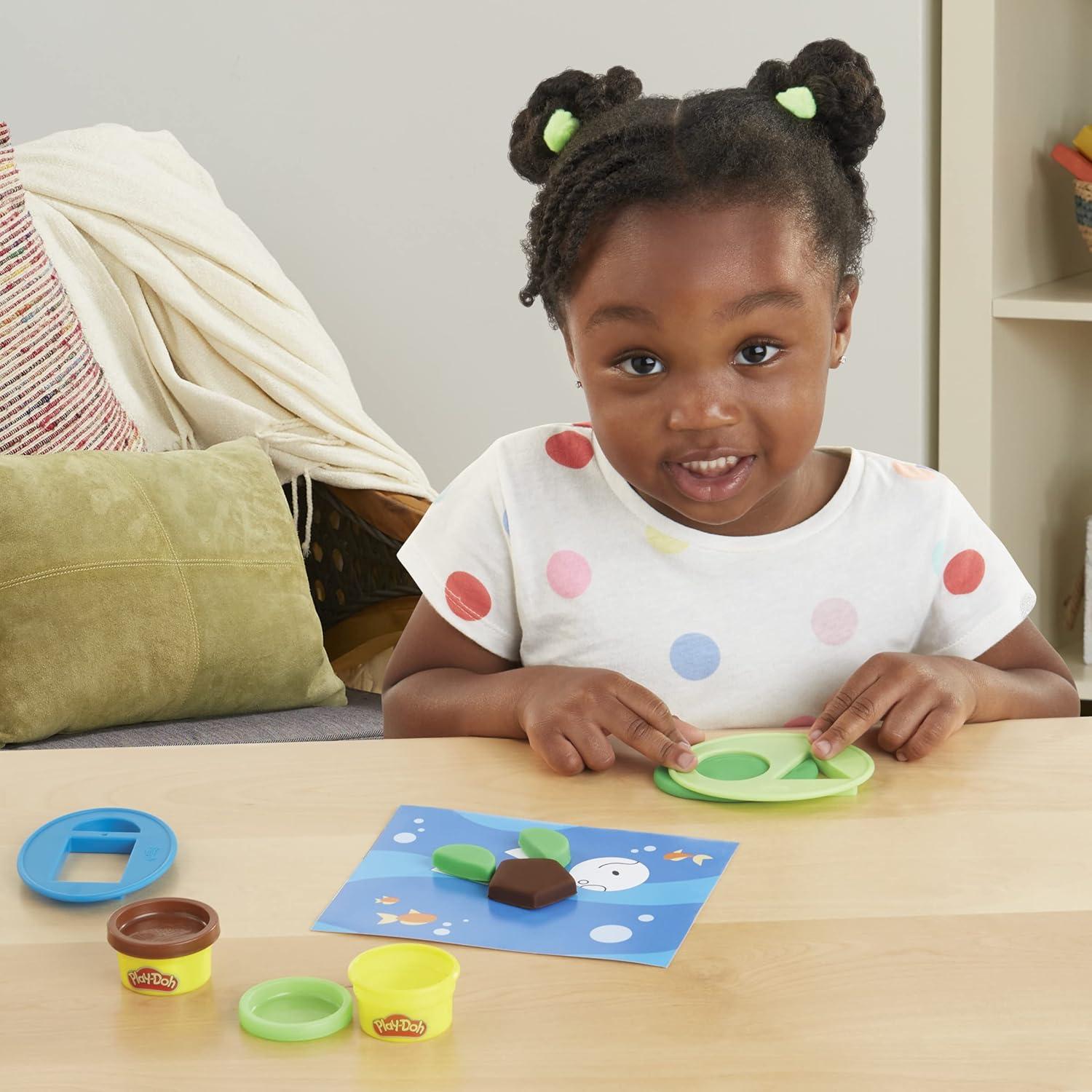 Juego de Formas y Colores Play-Doh - 5 Tapetes, 15 Herramientas, 10 Latas