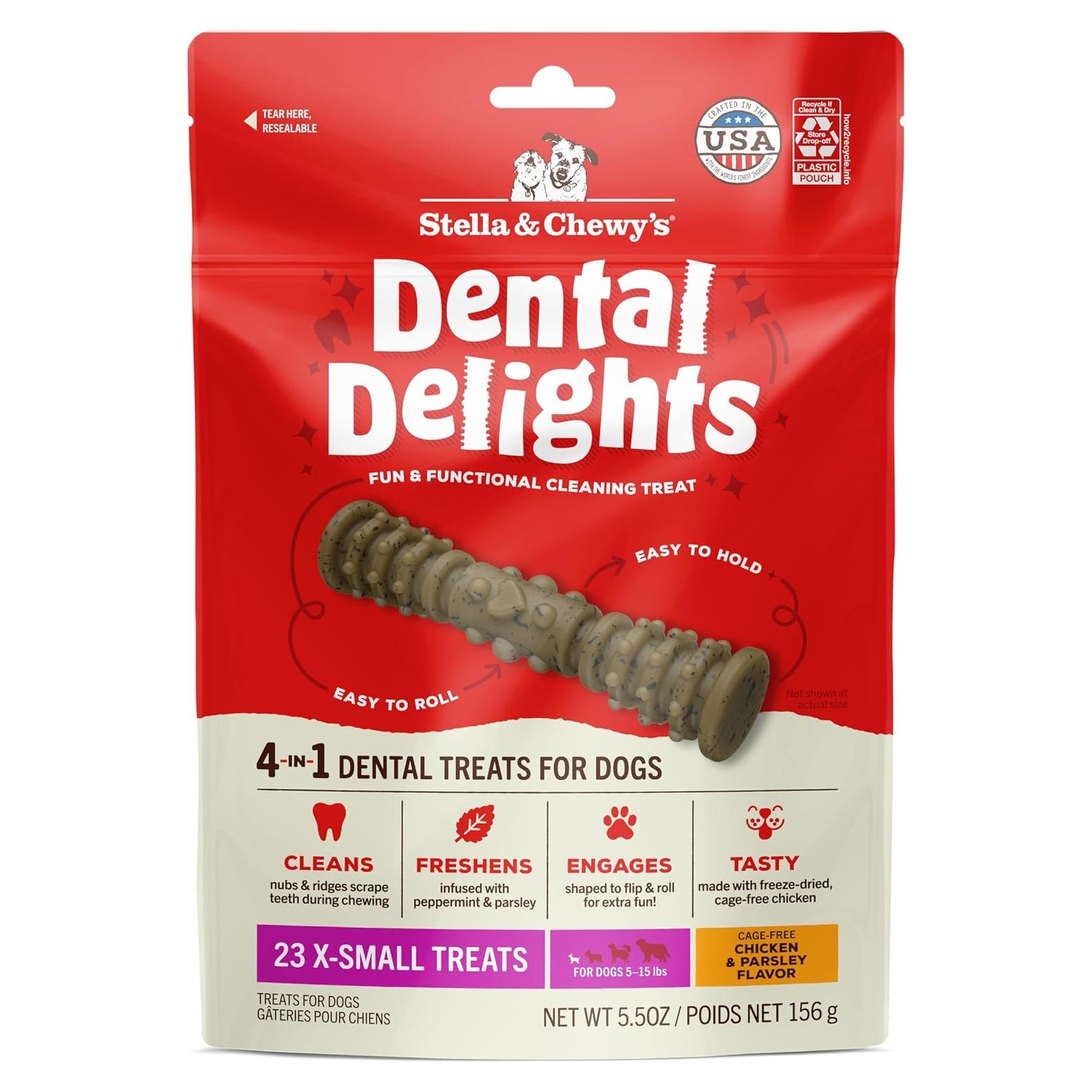 Golosinas Dentales para Perros Stella & Chewy's Pollo 155.9g