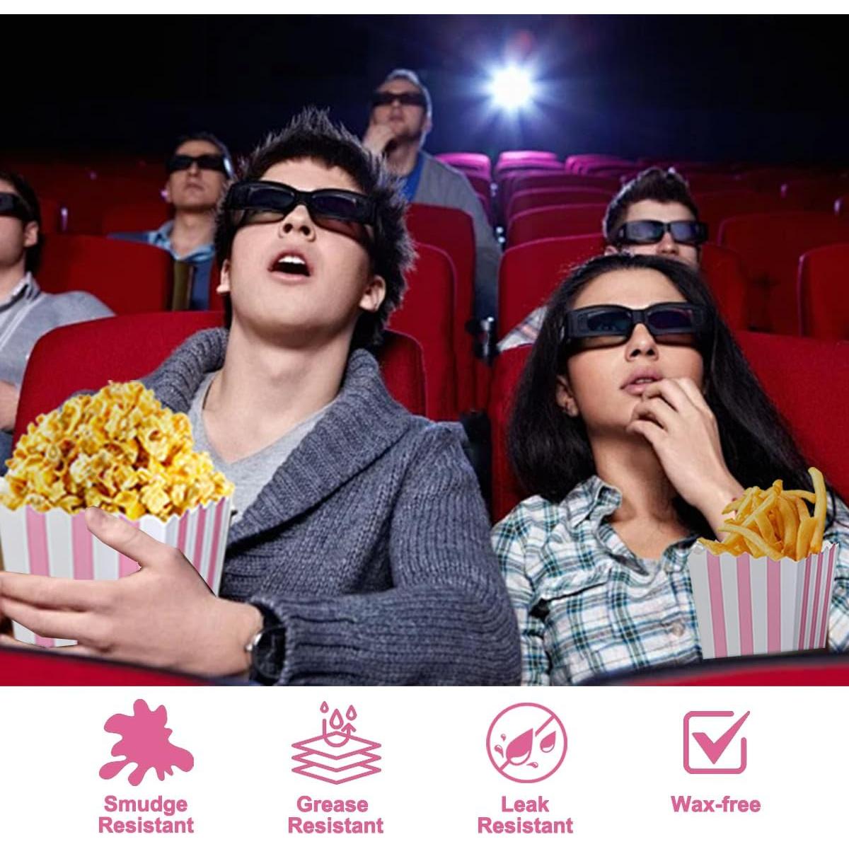 Bolsas de Palomitas Mantianstar 40 Cajas Desechables 9.5x5.7cm