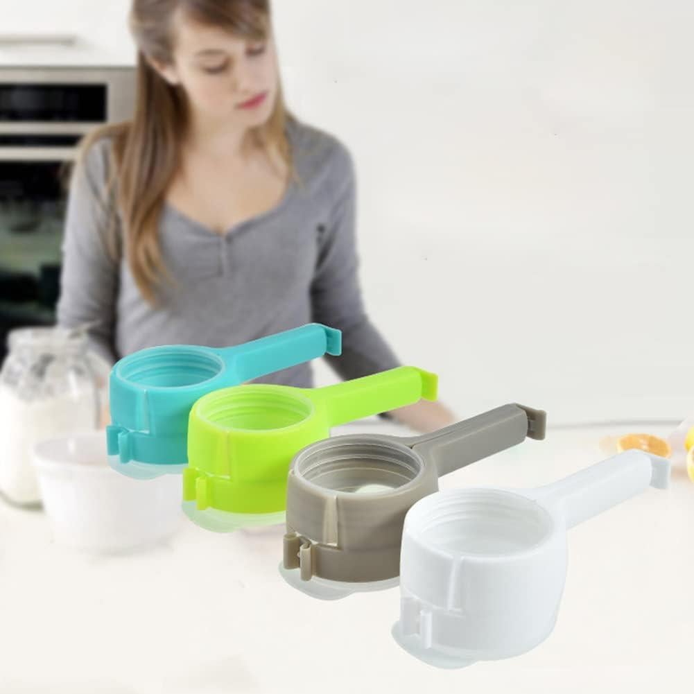 CALIDAKA Set de 4 Clips de Sellado para Alimentos 12.8 cm
