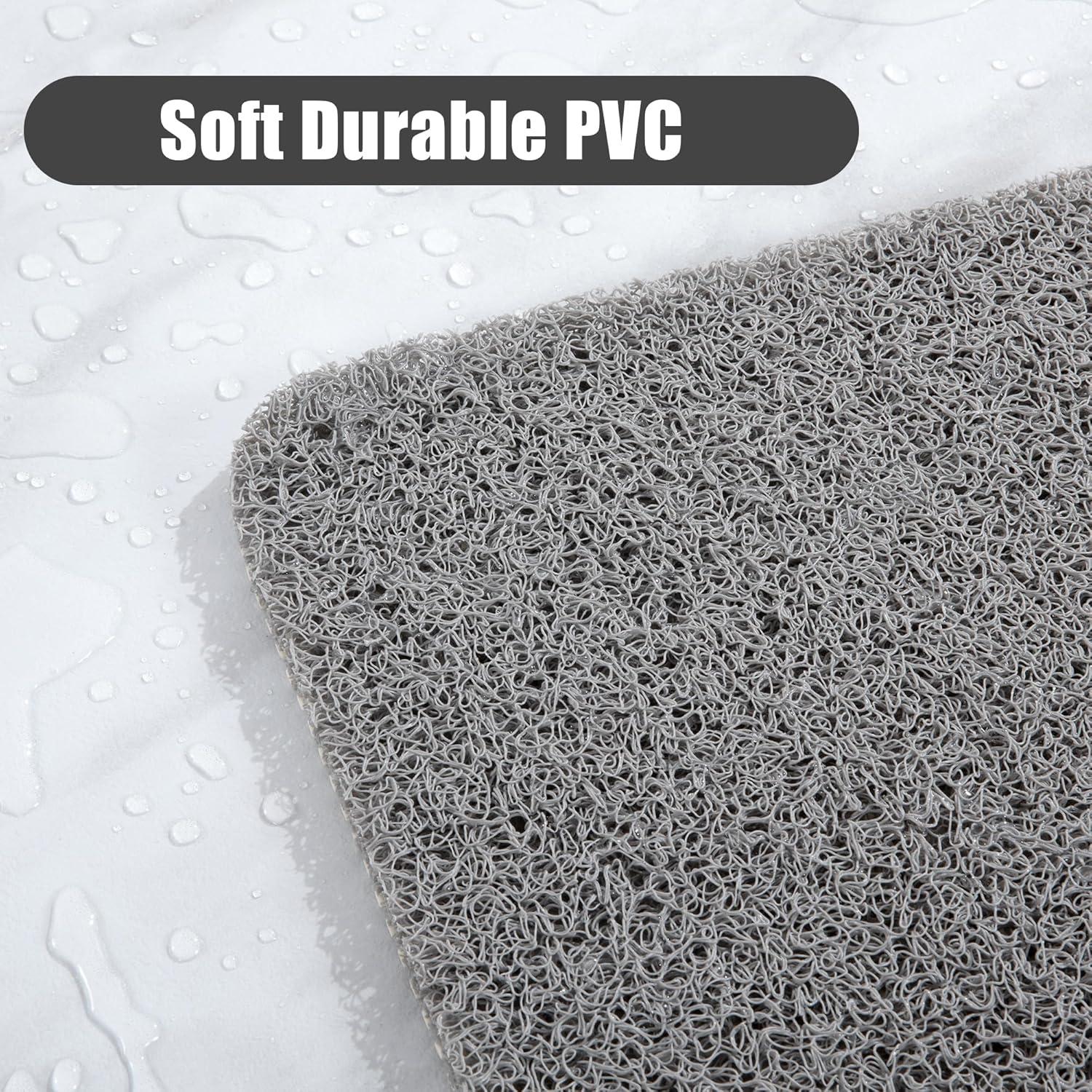 Tapete de Ducha Antideslizante HOMBYS 119x81 cm Gris