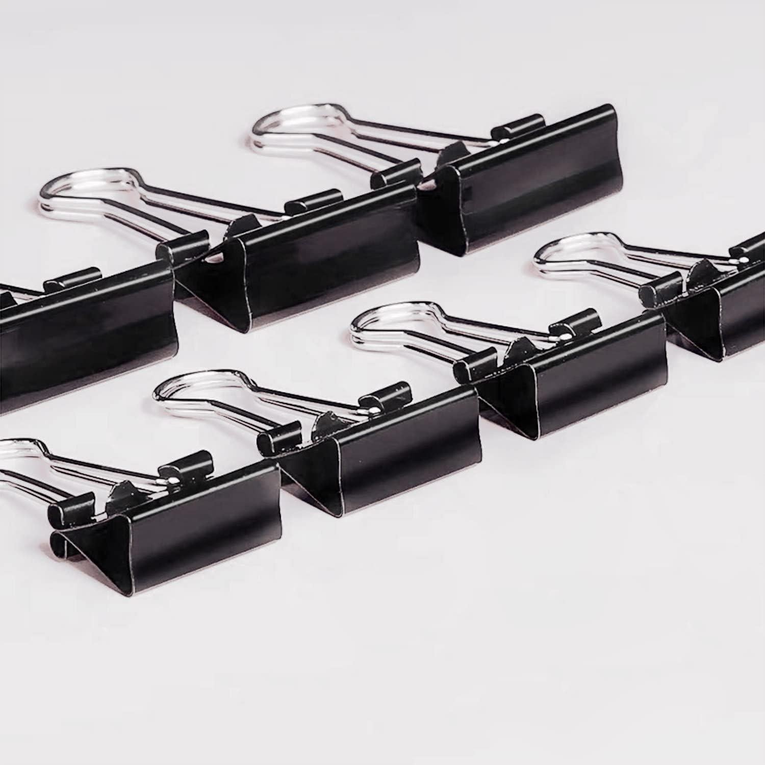 Clips de Carpeta Negros Mearun Solar - 100 Unidades Variados