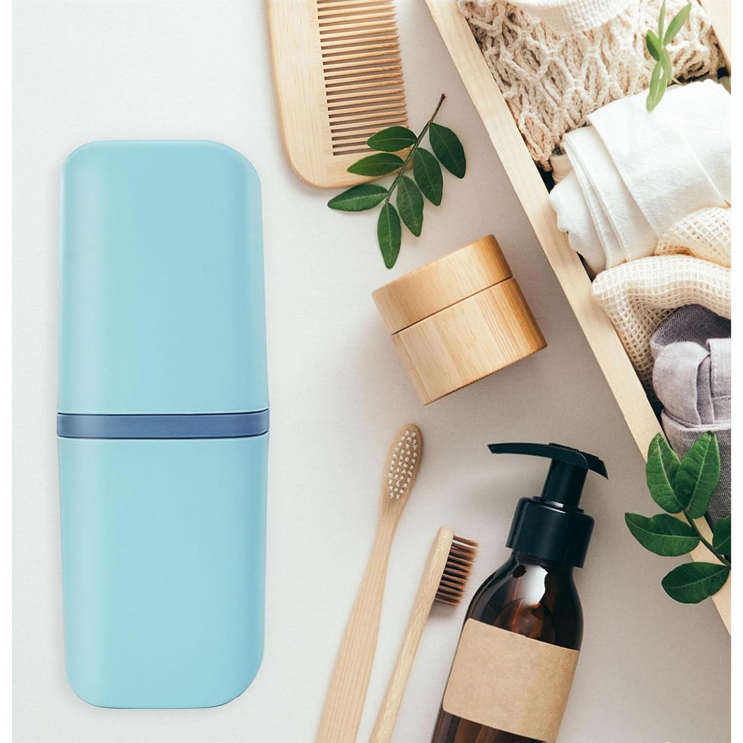 Estuche de Cepillo de Dientes SietDESEO Azul 20.3x7.9 cm