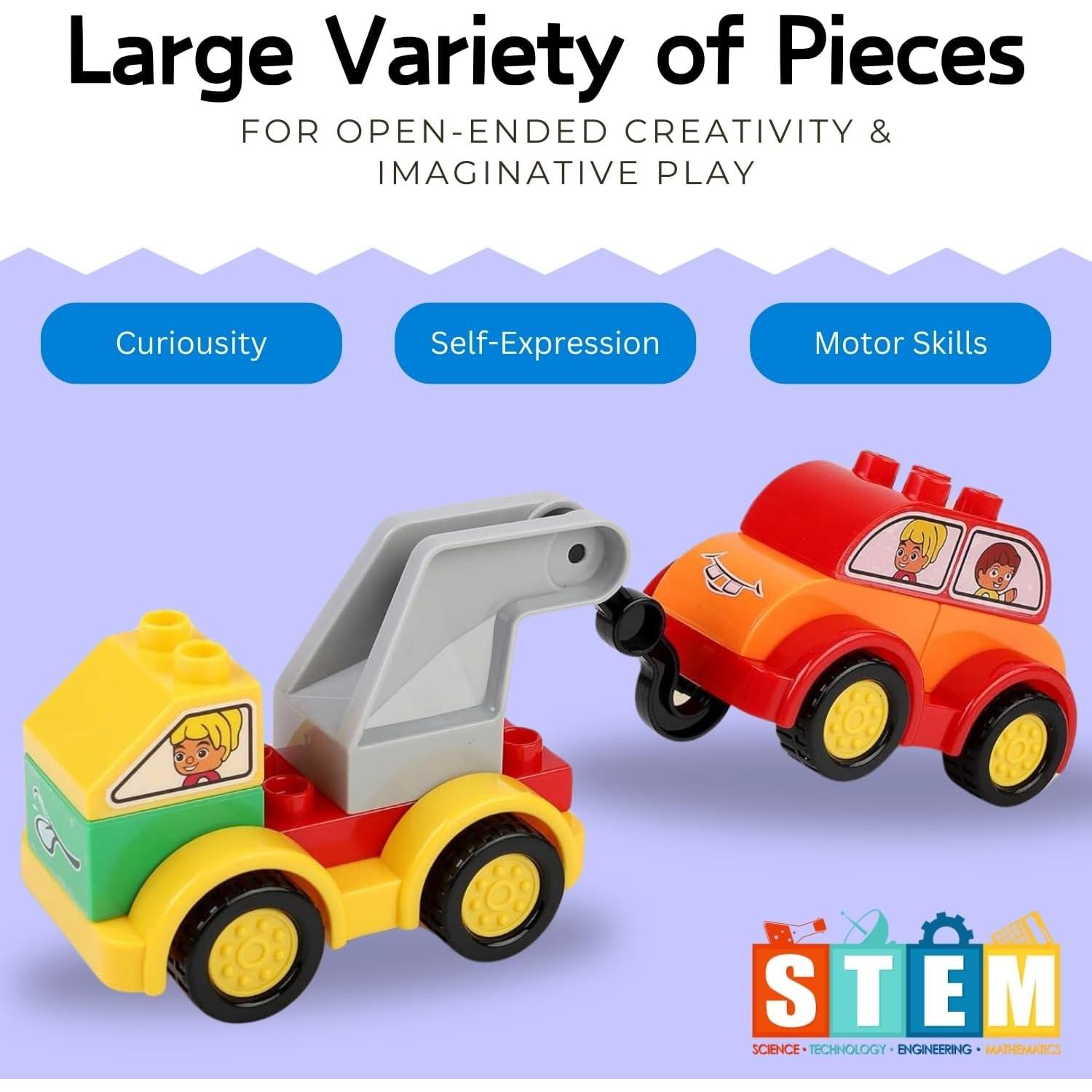 Conjunto de Bloques de Construcción Liberty Imports 70 Pcs