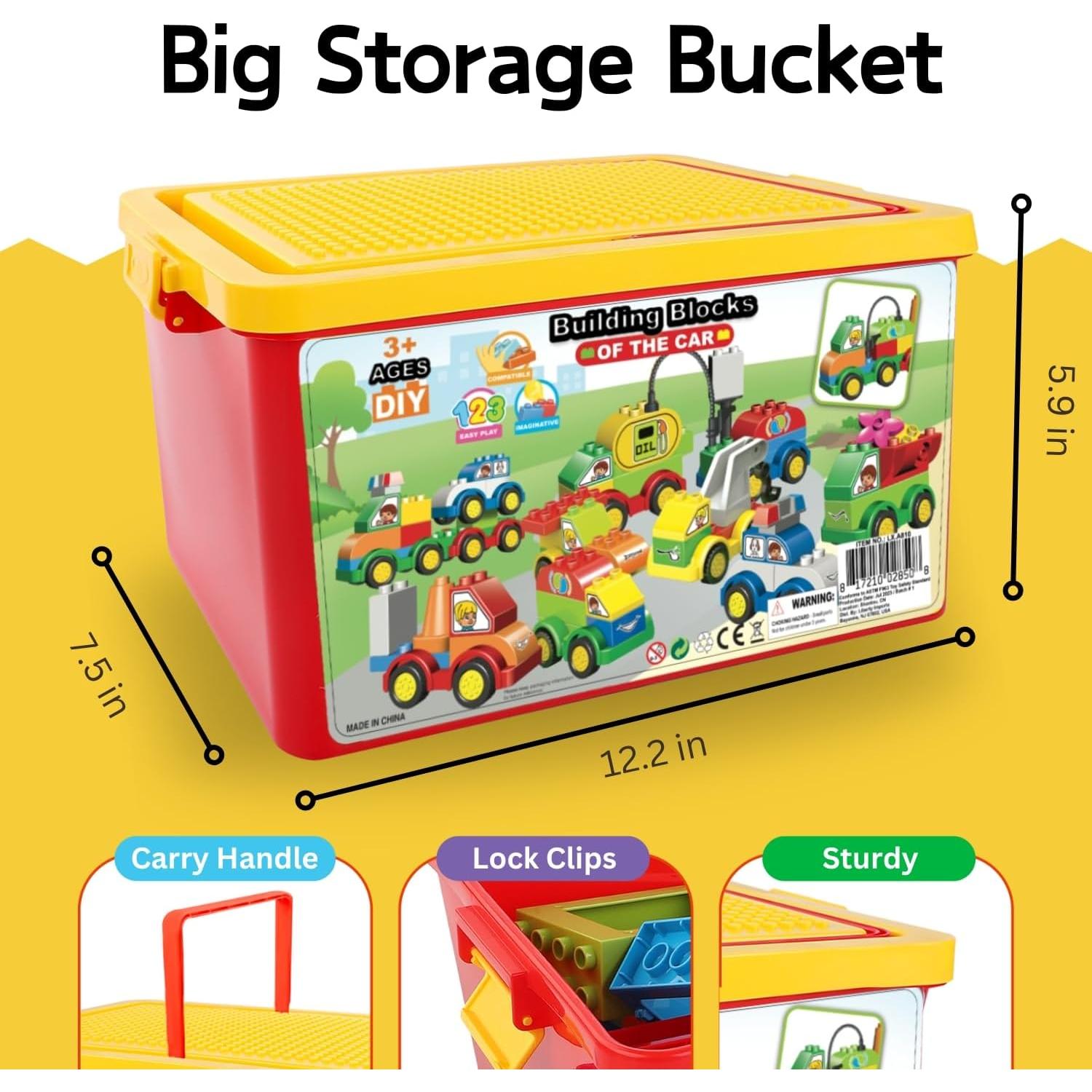 Conjunto de Bloques de Construcción Liberty Imports 70 Pcs