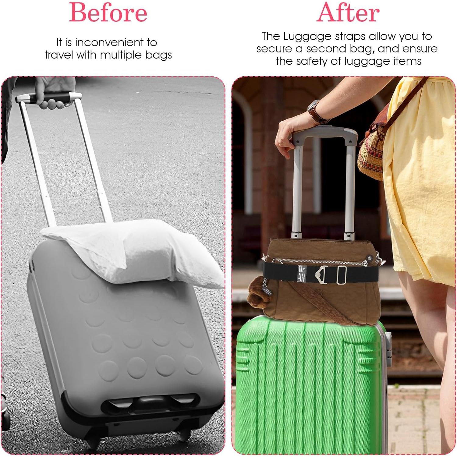 Cinturón de viaje 2 en 1 WY LIGHTING LEVEL Negro 70-160cm