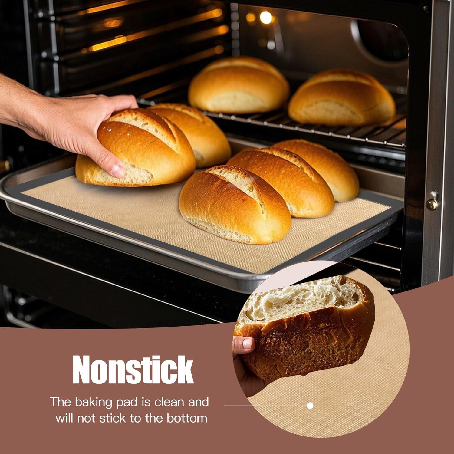 Paquete de 2 Tapetes de Hornear de Silicona XSSDPDC 42x29.5cm