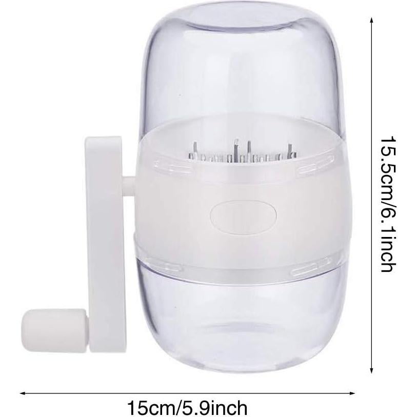 Picador Manual de Nueces Tookie Gris - Portátil y Fácil de Usar