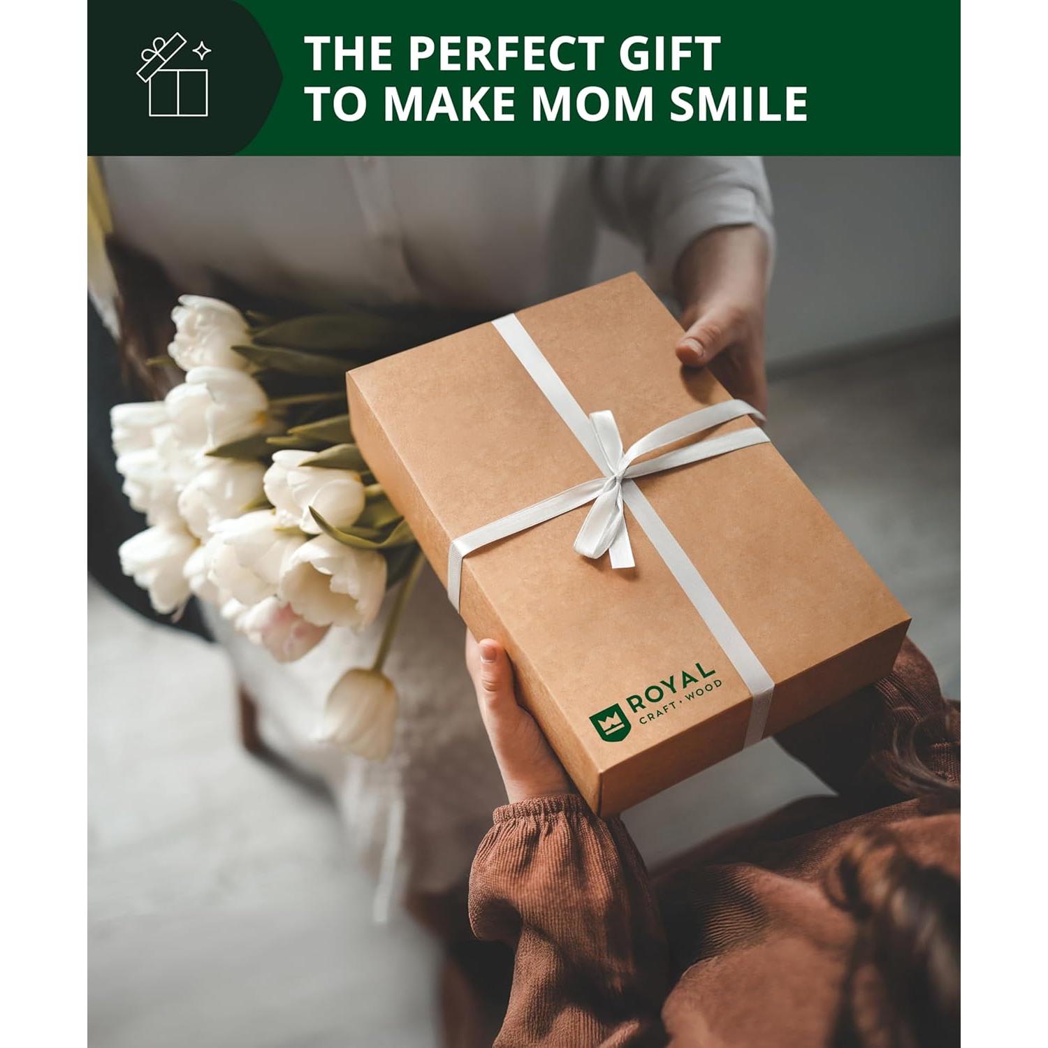 Bandeja de Baño Plegable Royal Craft Wood - Bambú Natural