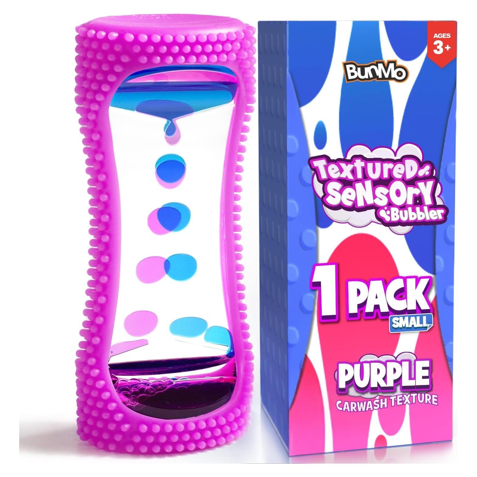 BunMo Burbujeador de Movimiento Líquido Pequeño Púrpura