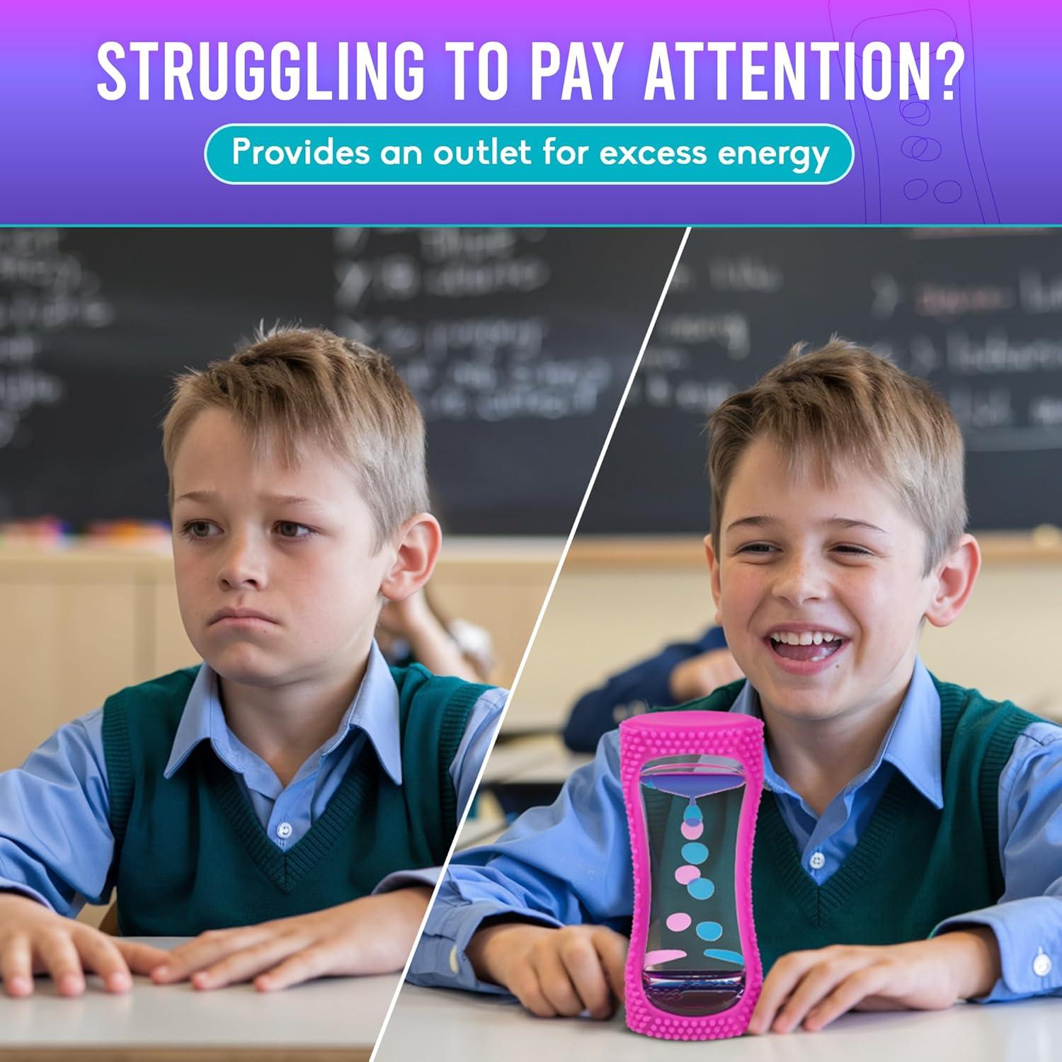 BunMo Burbujeador de Movimiento Líquido Pequeño Púrpura