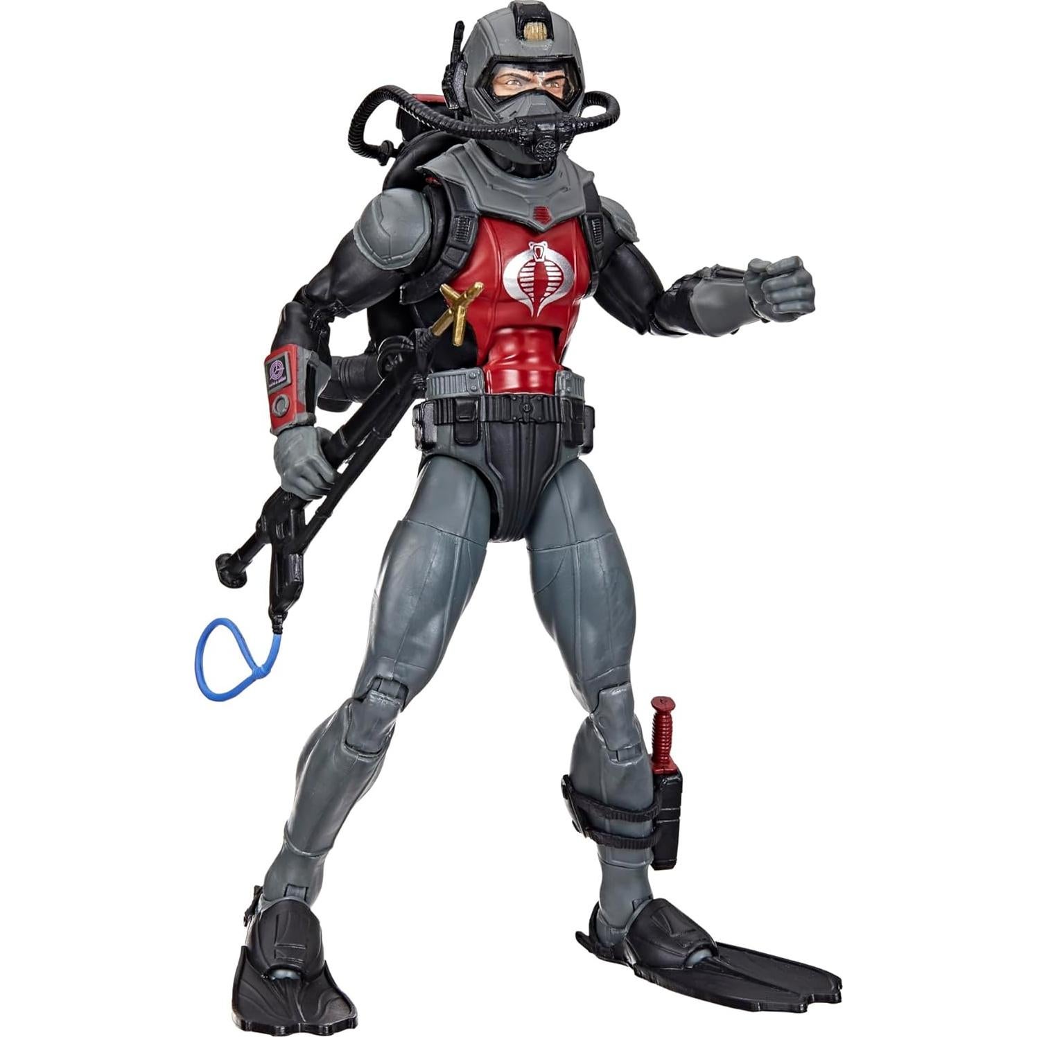 Figura de Acción G.I. Joe Cobra Eel 15 cm con 7 Accesorios