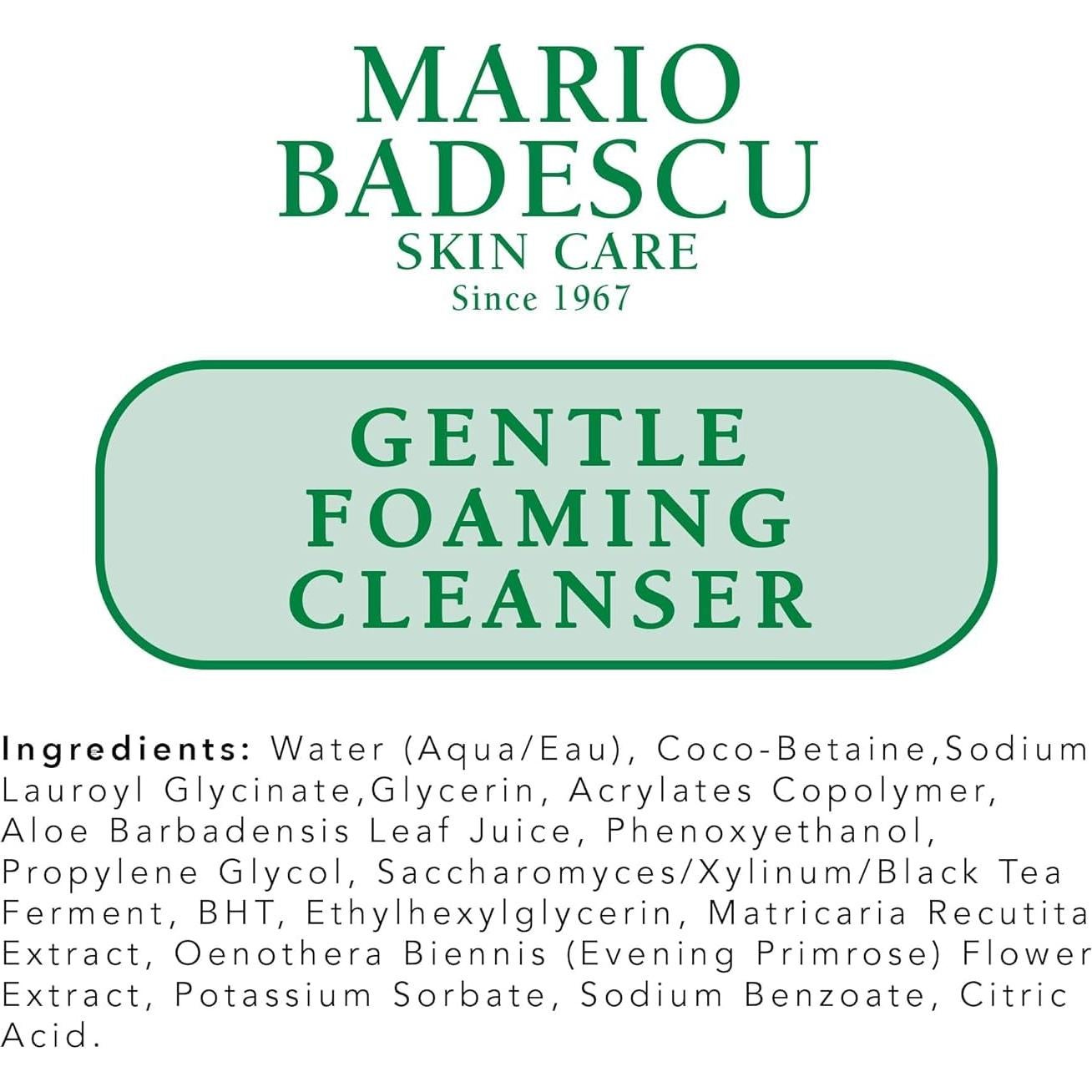 Limpiador Facial Espumoso Suave Mario Badescu 200ml