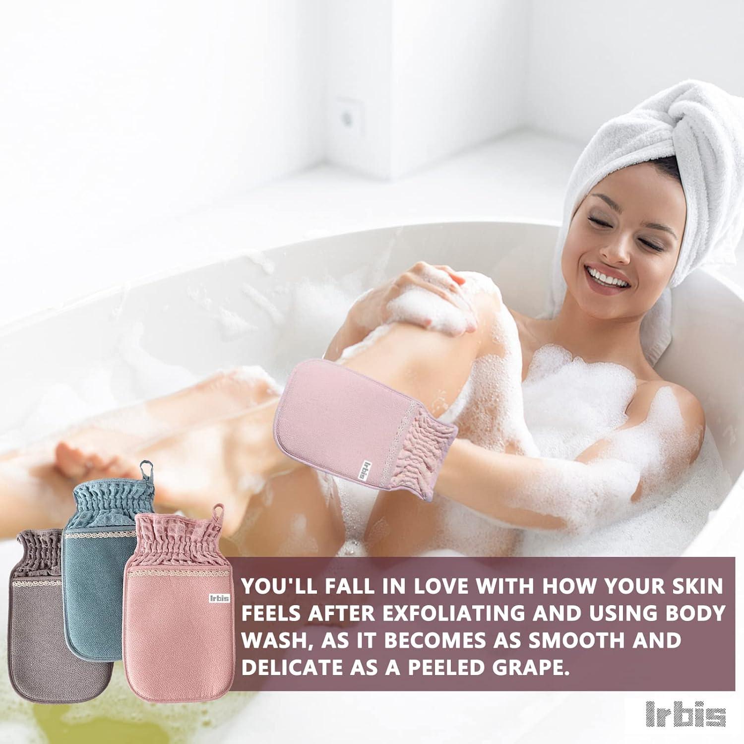 Guante Exfoliante Corporal Irbis - Mitón Doble Textura 27.4cm