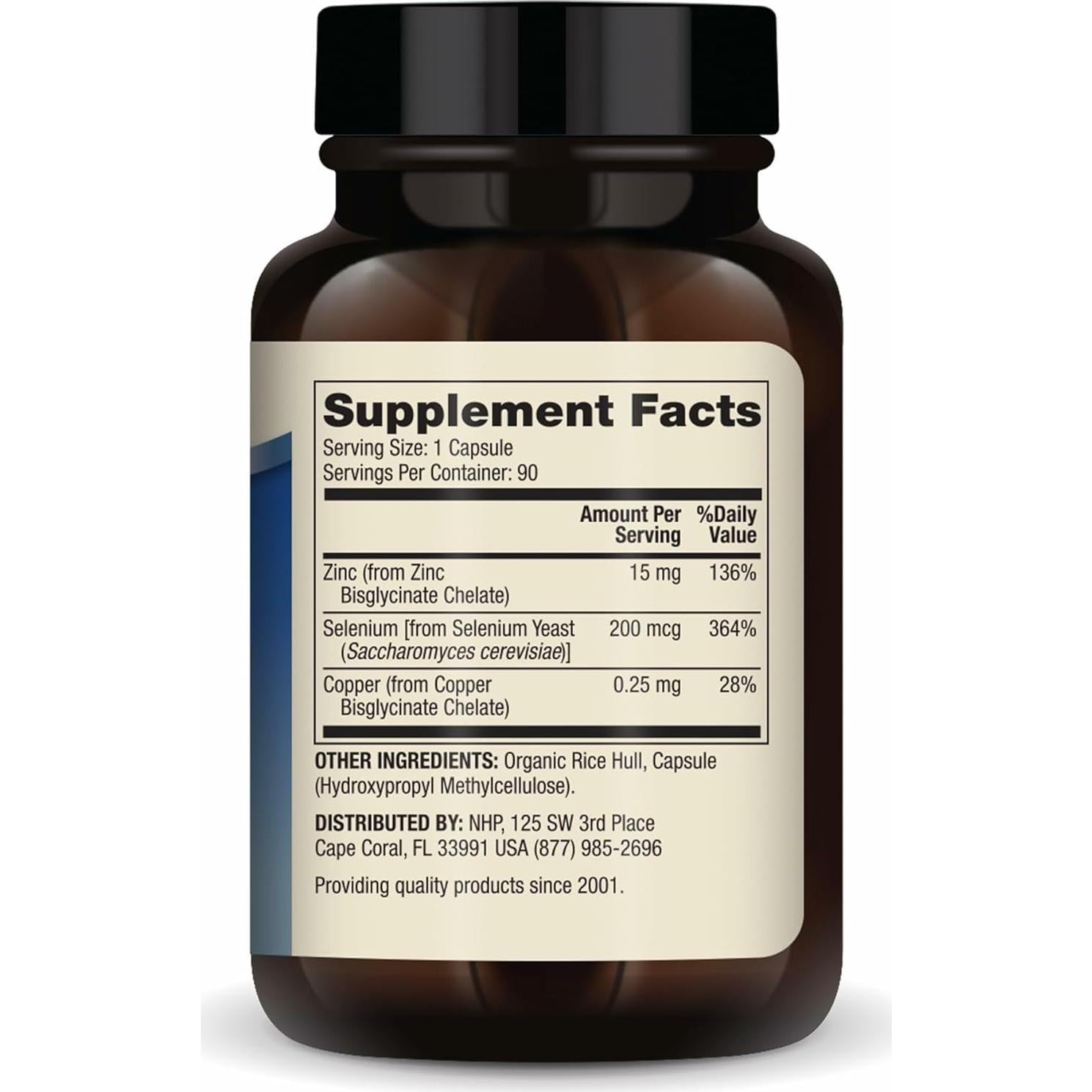 Suplemento Mineral Dr. Mercola Zinc Plus Selenio 90 Cápsulas