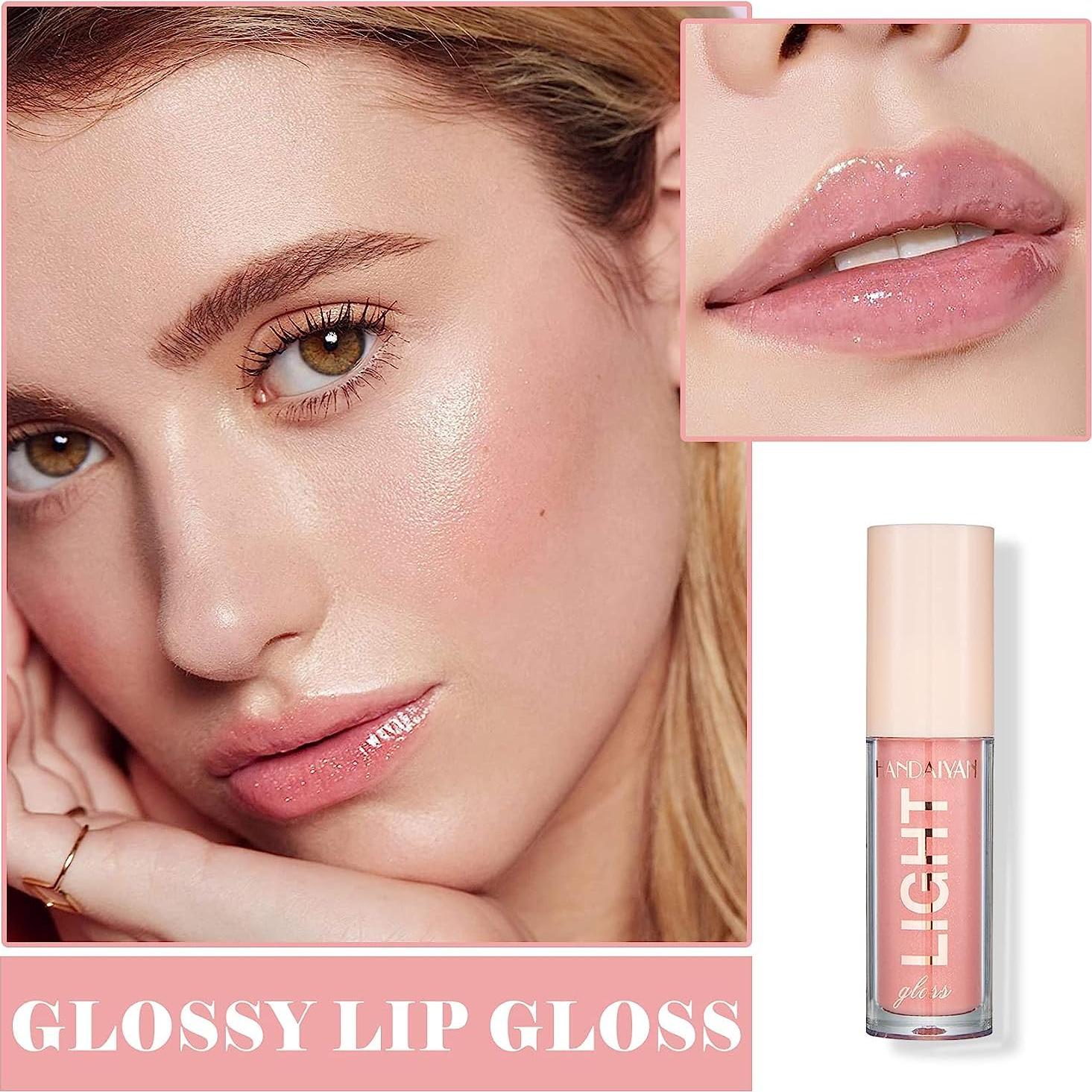 Set de Brillo Labial Hidratante MAEPEOR 6PCS Nude Neutro