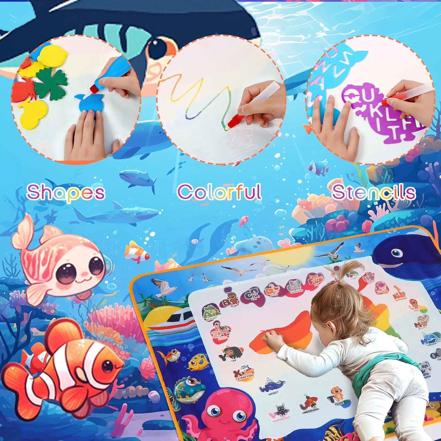 Alfombrilla de Dibujo de Agua Wings Giant 101x74 cm