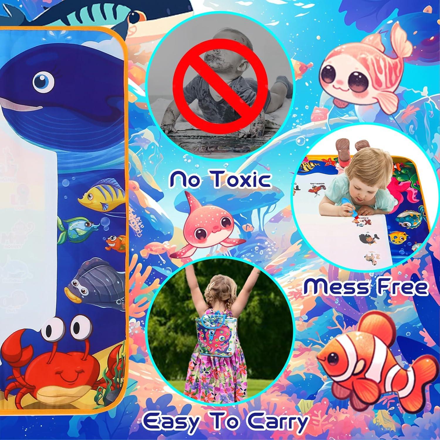 Alfombrilla de Dibujo de Agua Wings Giant 101x74 cm