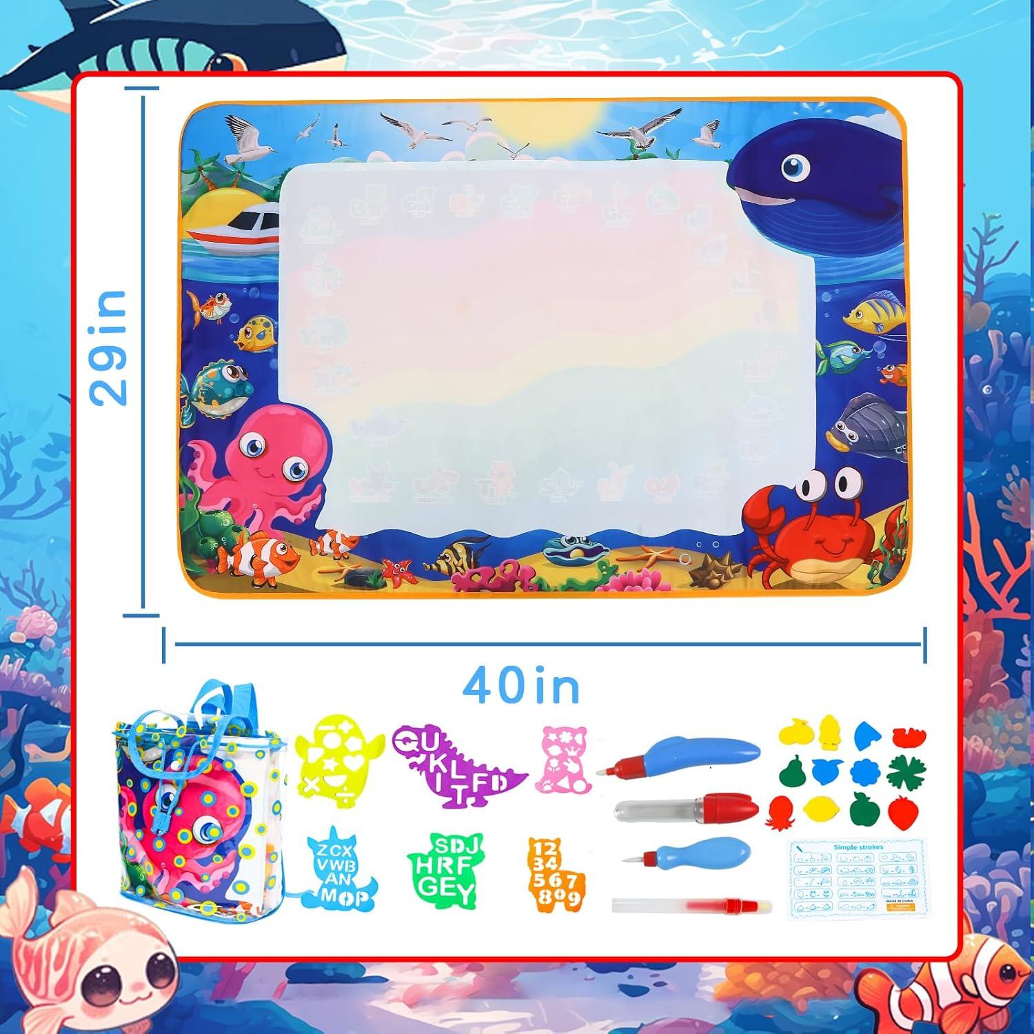 Alfombrilla de Dibujo de Agua Wings Giant 101x74 cm