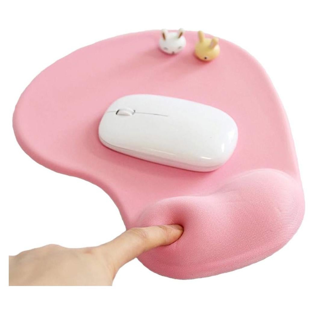 Alfombrilla de Ratón Ergonómica DEMON CHEST Rosa con Gel