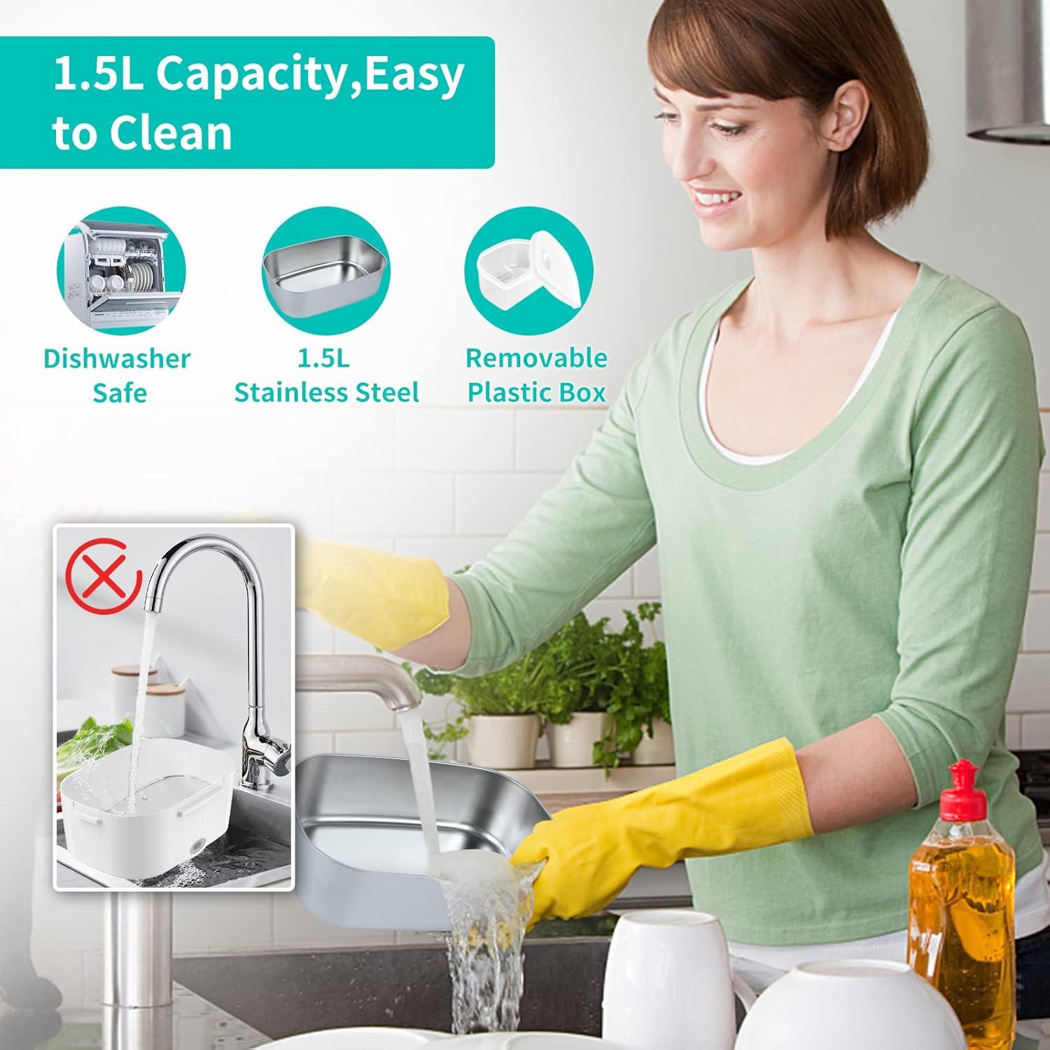 Caja de Almuerzo Eléctrica Charmdoo 1.5L 80W Portátil