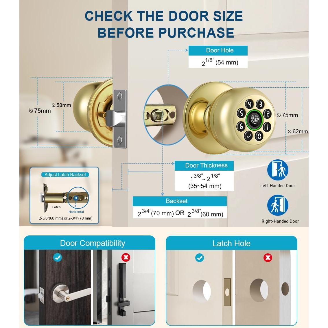 Cerradura Inteligente KLLOQUE K10plus con Huella Dactilar y App