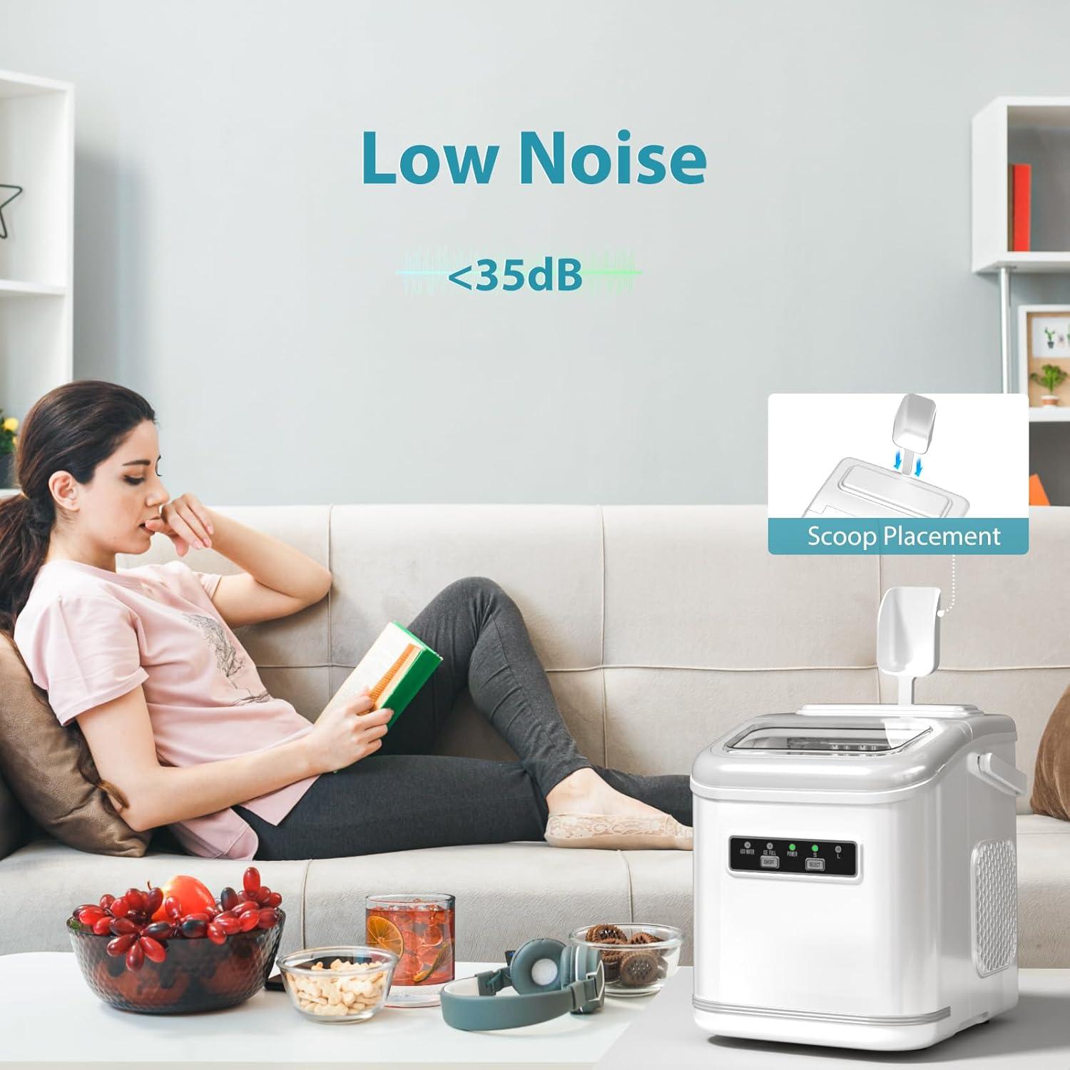 Máquina de Hielo Electactic Compacta 9 Cubos en 6 Minutos