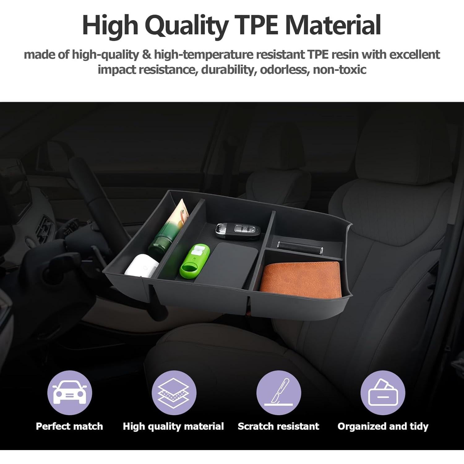 Organizador de Consola Central LUWU para Hyundai Palisade 2020-2025