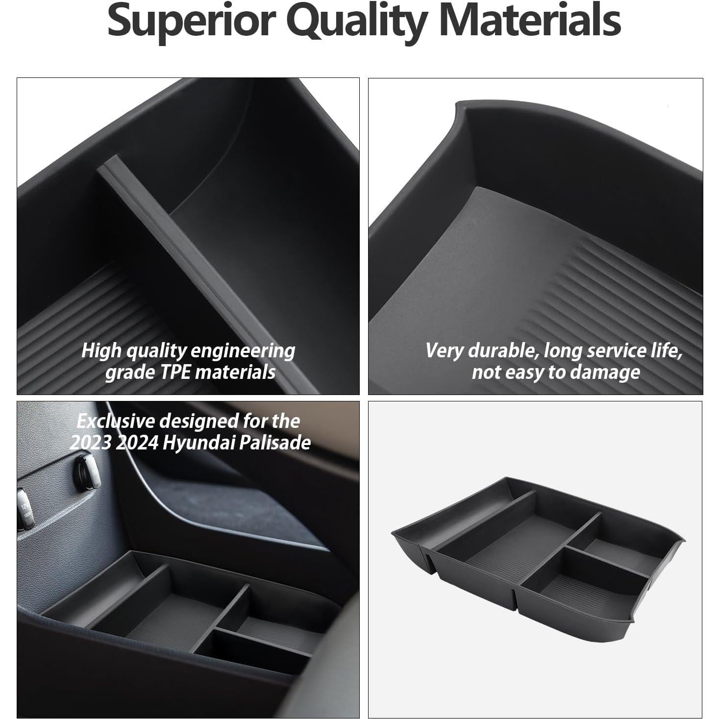 Organizador de Consola Central LUWU para Hyundai Palisade 2020-2025