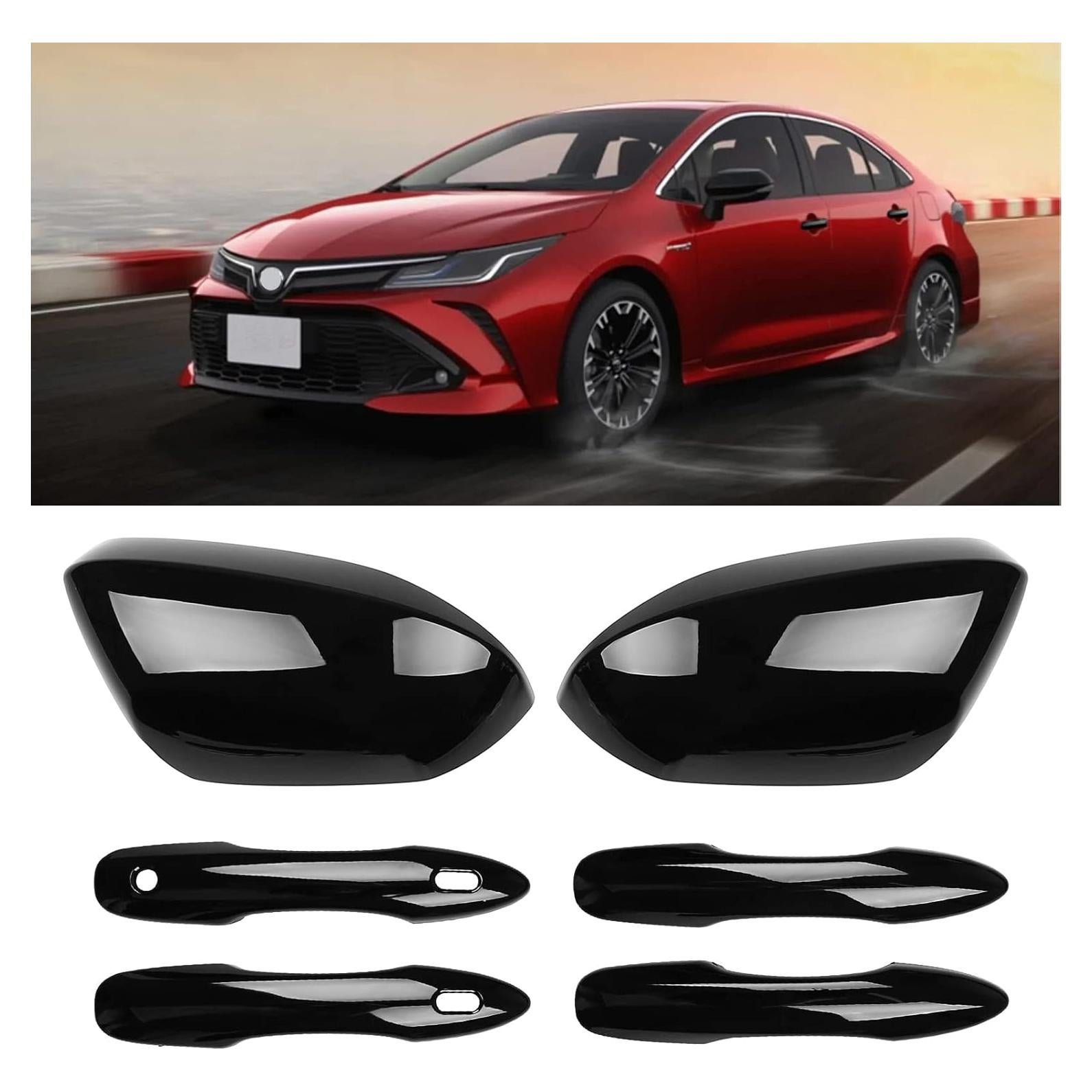 Cubiertas de Espejo y Tapas de Manija Sportuli para Toyota Corolla 2020-2025