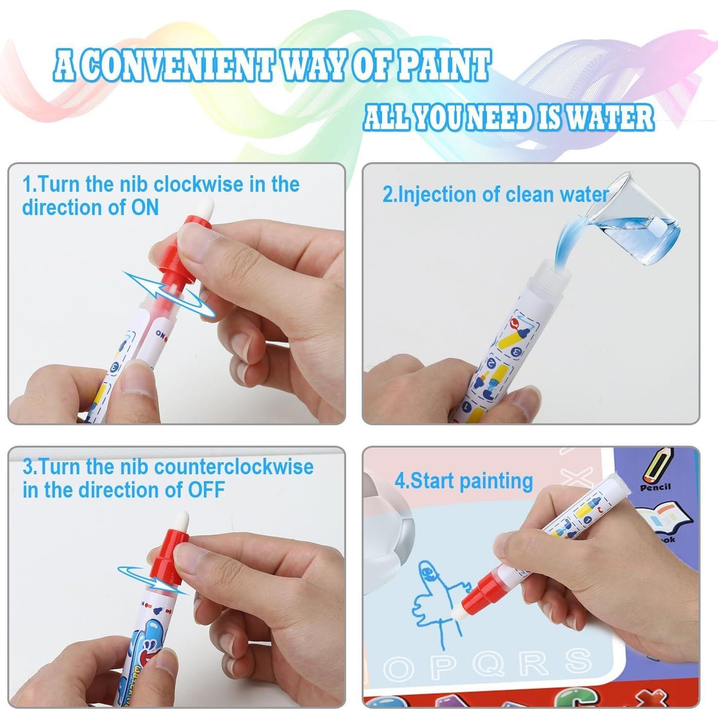 Alfombra de Dibujo Alago con Agua 85x66 cm para Niños