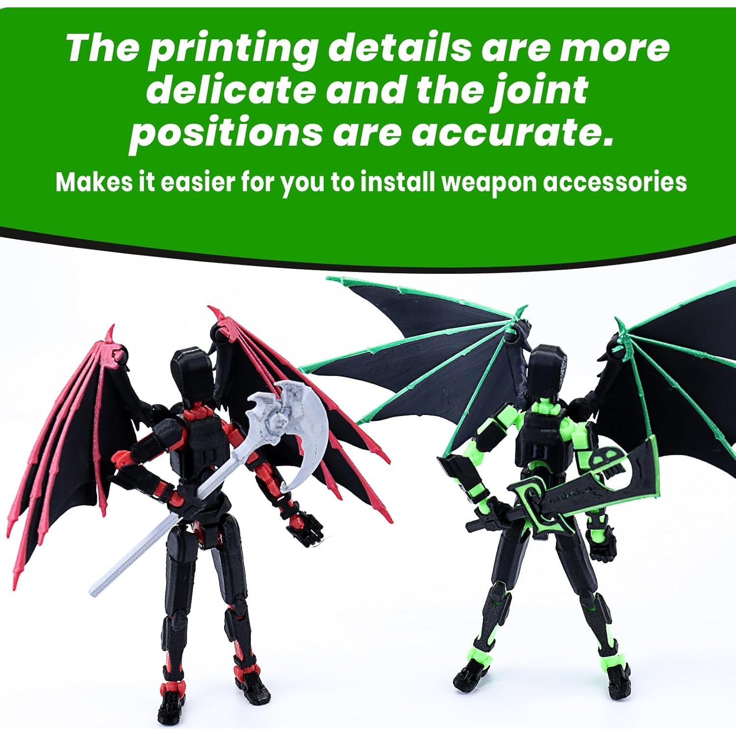 Conjunto de Figuras de Acción T13 Robot Articulado Verde