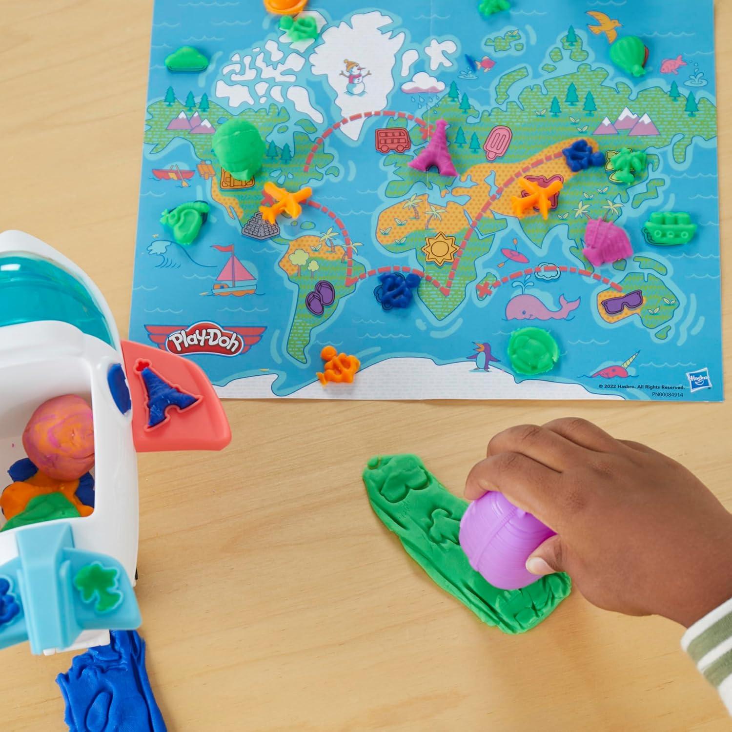 Juego de Inicio Explorador de Aviones Play-Doh con Accesorios