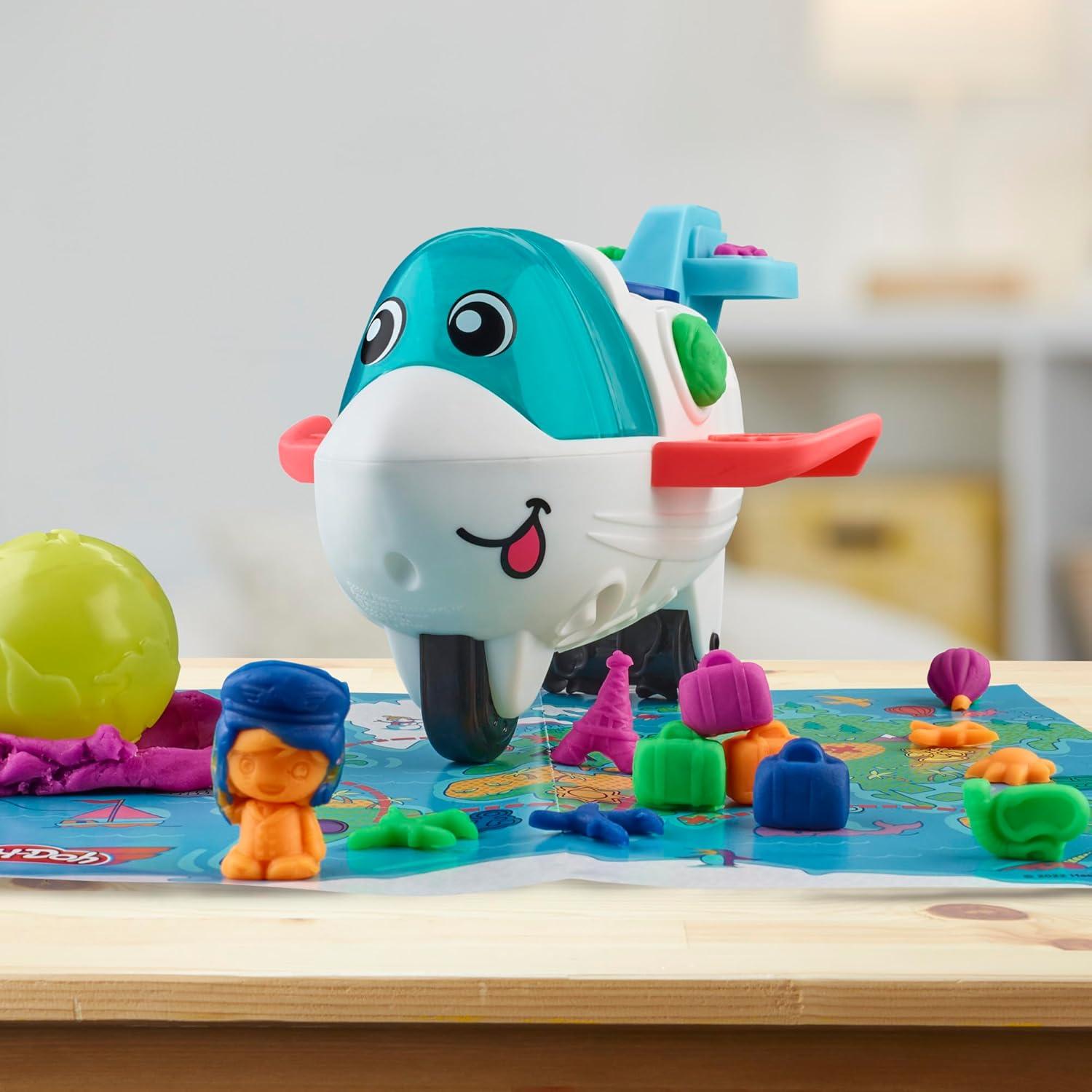 Juego de Inicio Explorador de Aviones Play-Doh con Accesorios