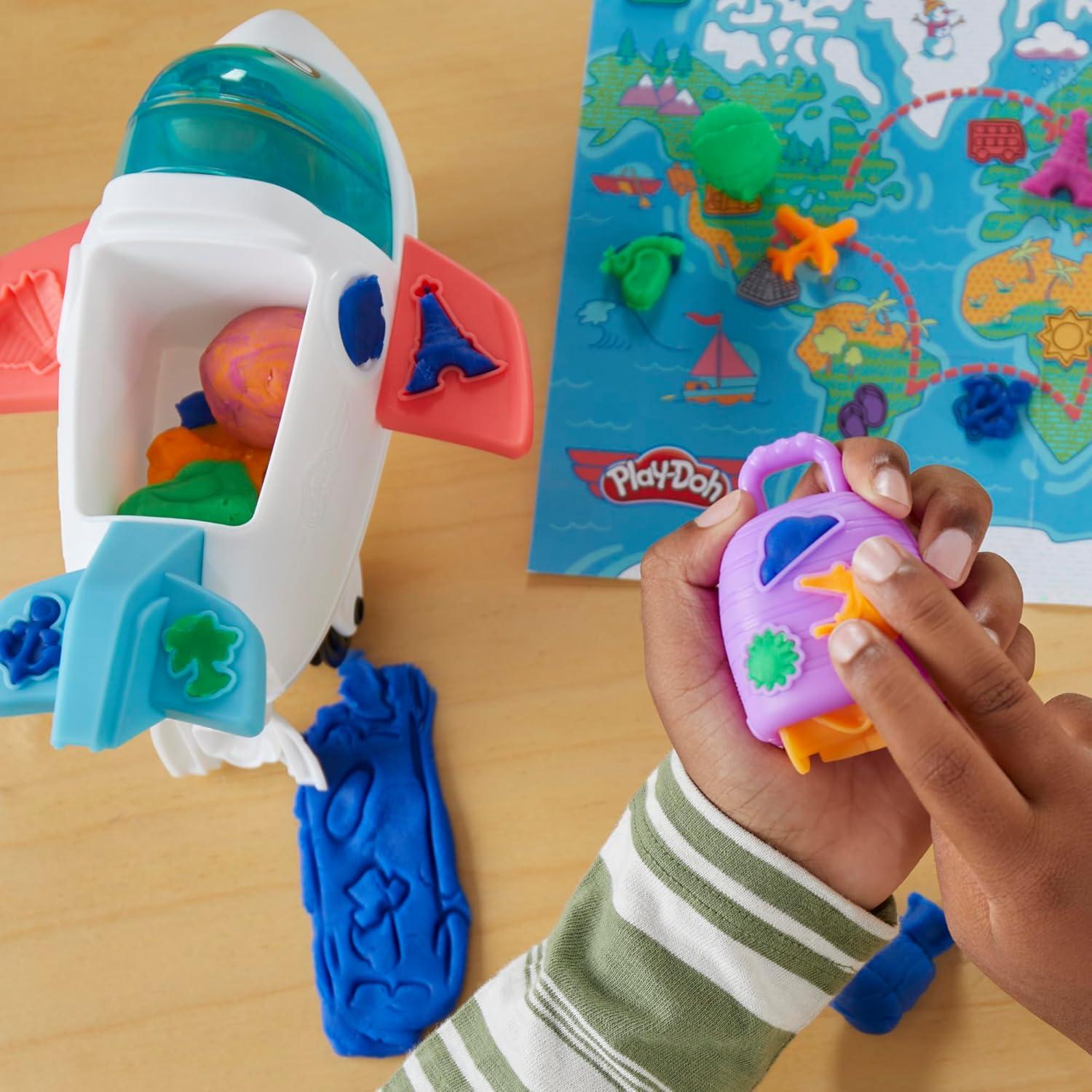 Juego de Inicio Explorador de Aviones Play-Doh con Accesorios