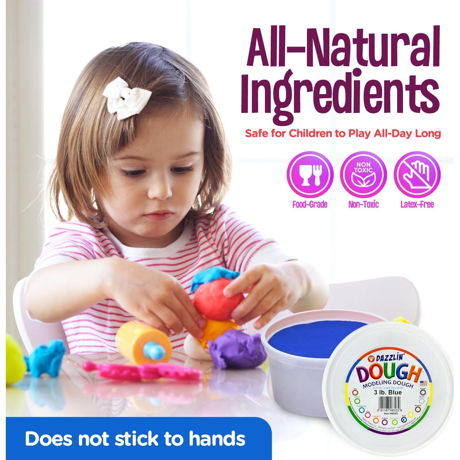 Masa de Modelar Hygloss Dazzlin' Dough 1,36 kg Azul