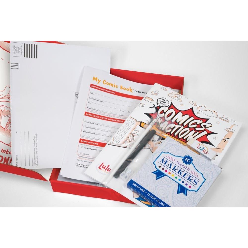 Kit de Creación de Cómics Lulu Jr. 17.15x26.04 cm Multicolor