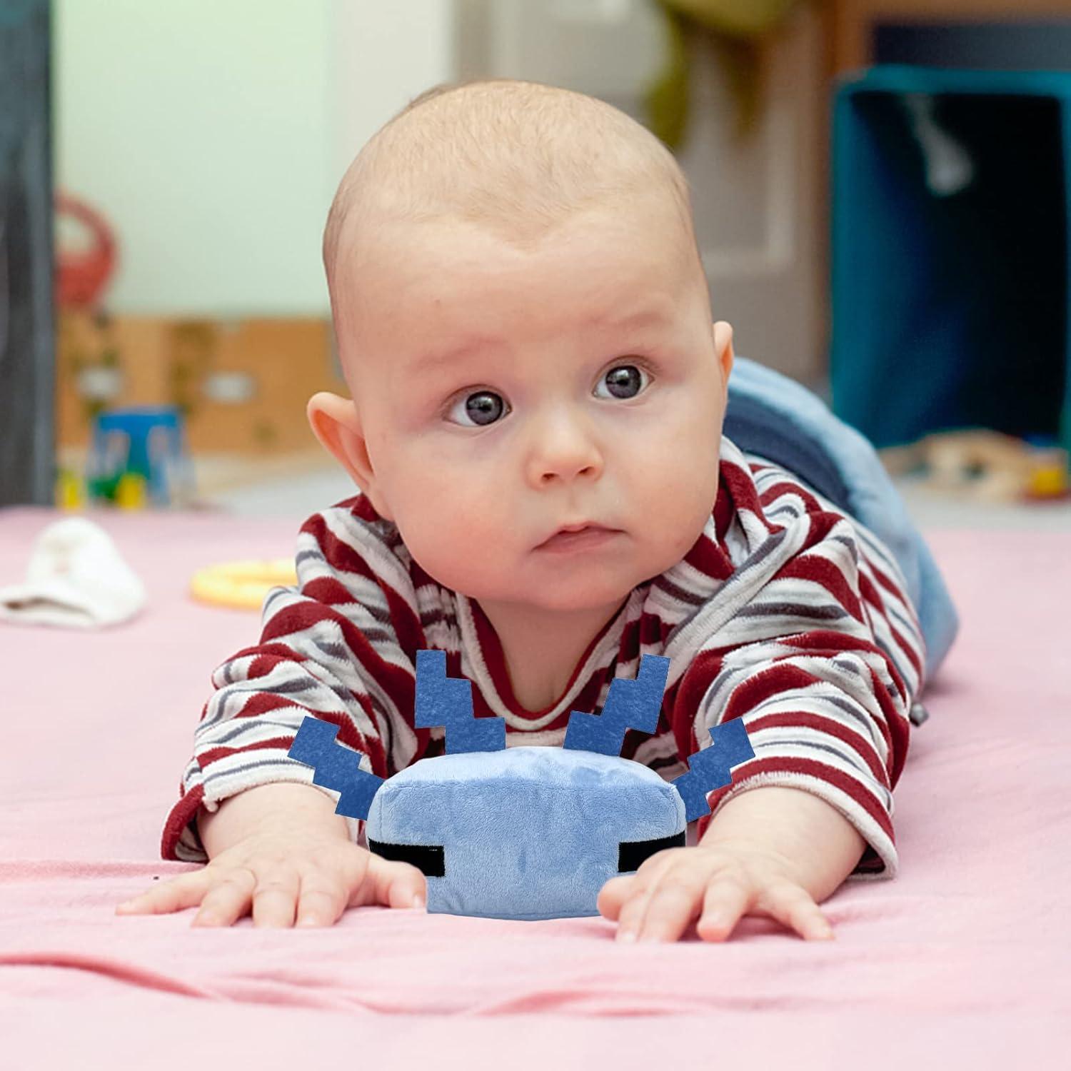 Juguete de Peluche Axolote Azul XSLWAN - Almohada Suave 10.2 cm