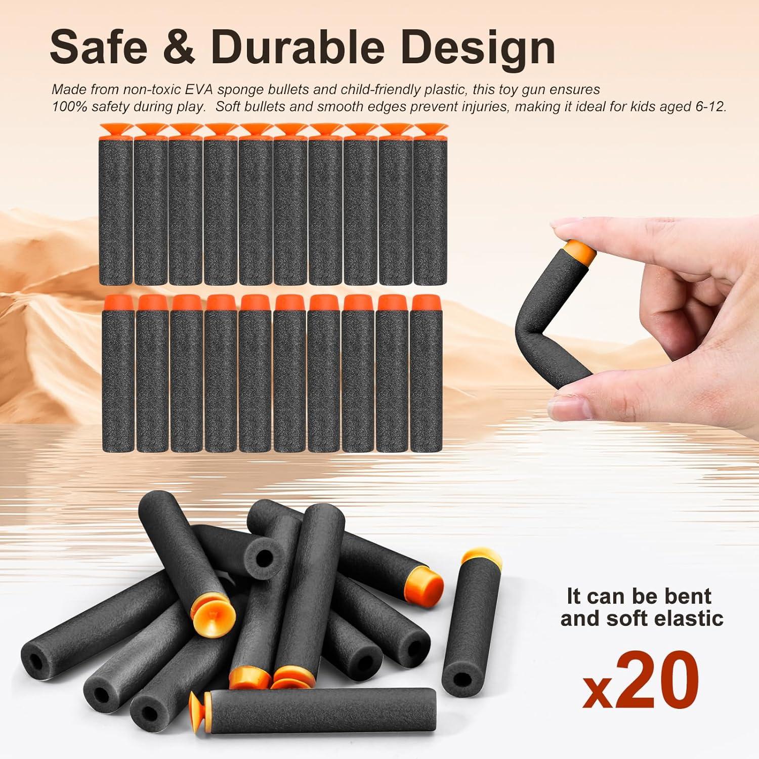 Escopeta de Juguete Doble Caño Amazing Astral Boundary 20 Balas